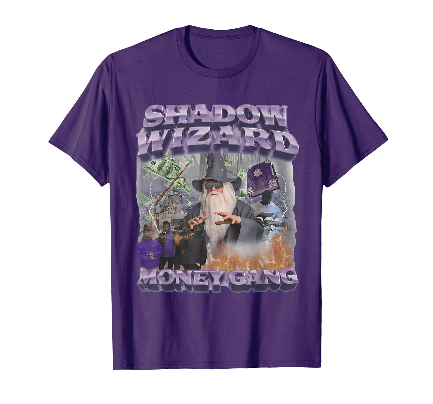 Shadow Wizard Money Gang Viral Meme Sarcastic Ironic Gen Z T-Shirt