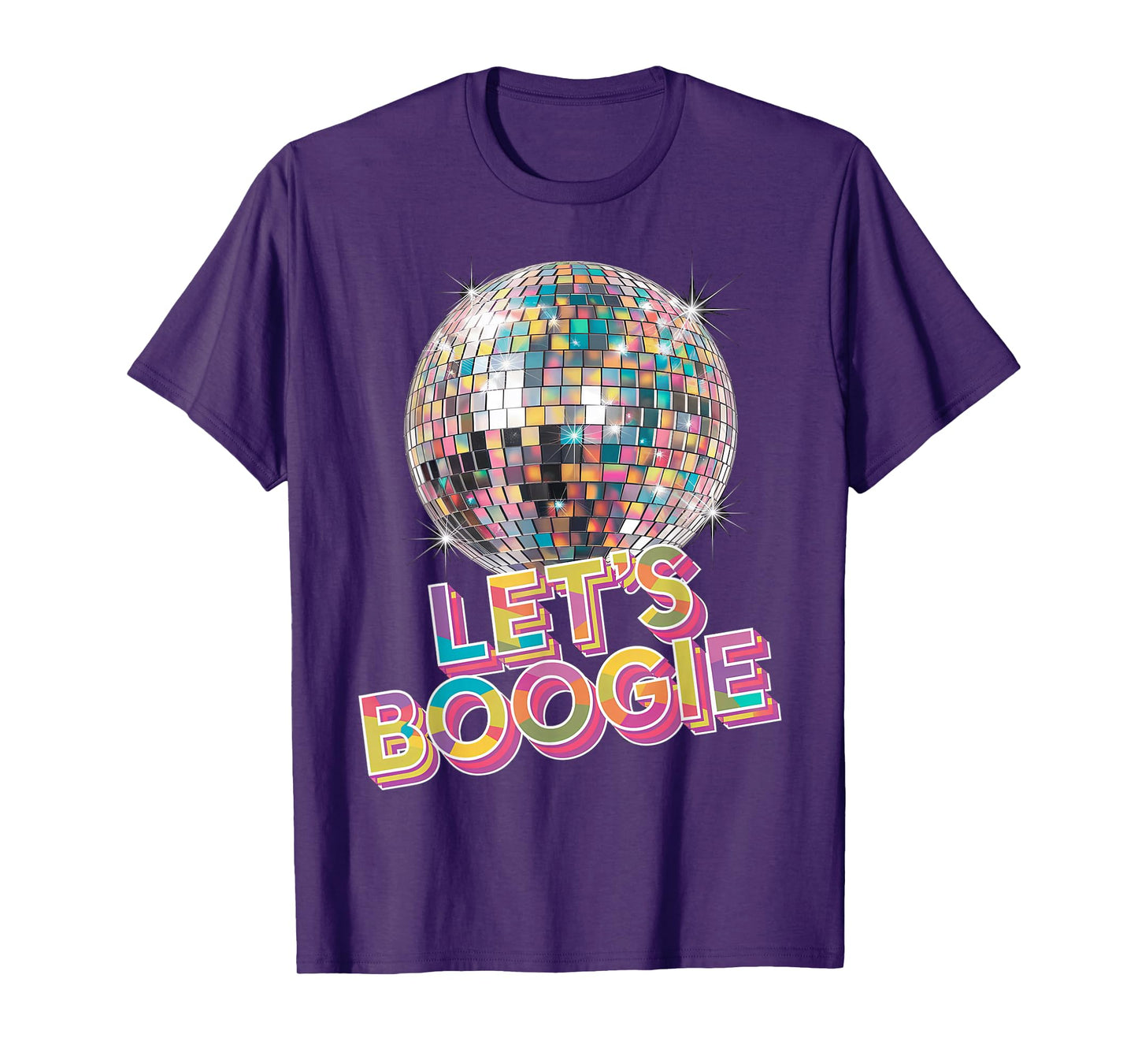 Disco Ball Vintage Retro let's boogie fever discoball party T-Shirt