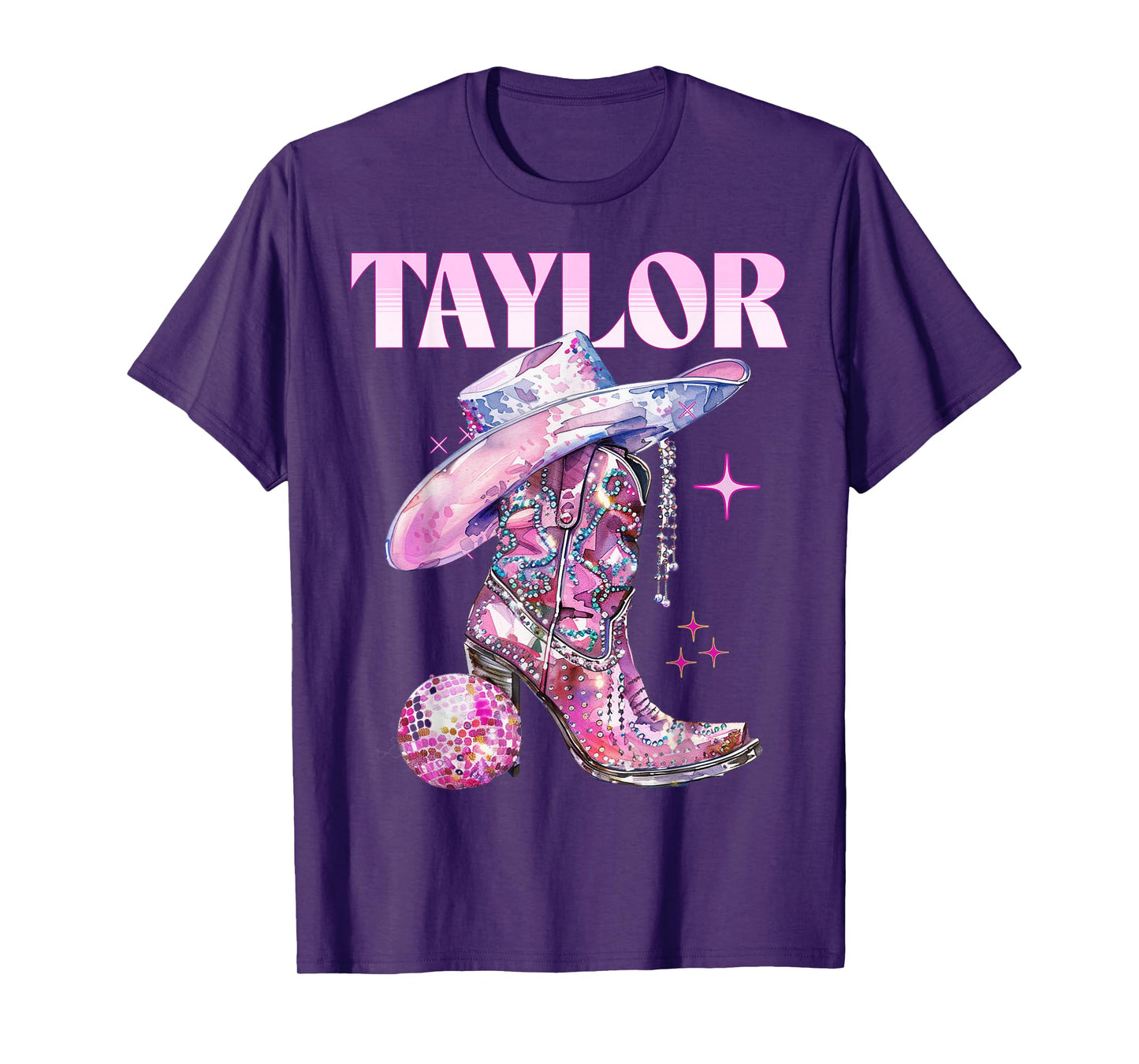 Taylor Outfit Pink Shirt Teen Girls Youth Women Name T-Shirt