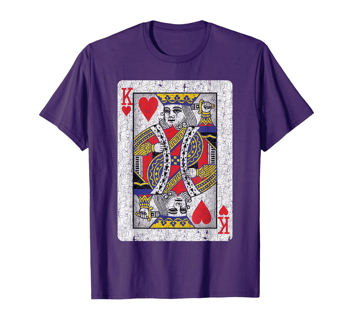 King of Hearts Card - Poker, Bridge Player, Costume T-Shirt