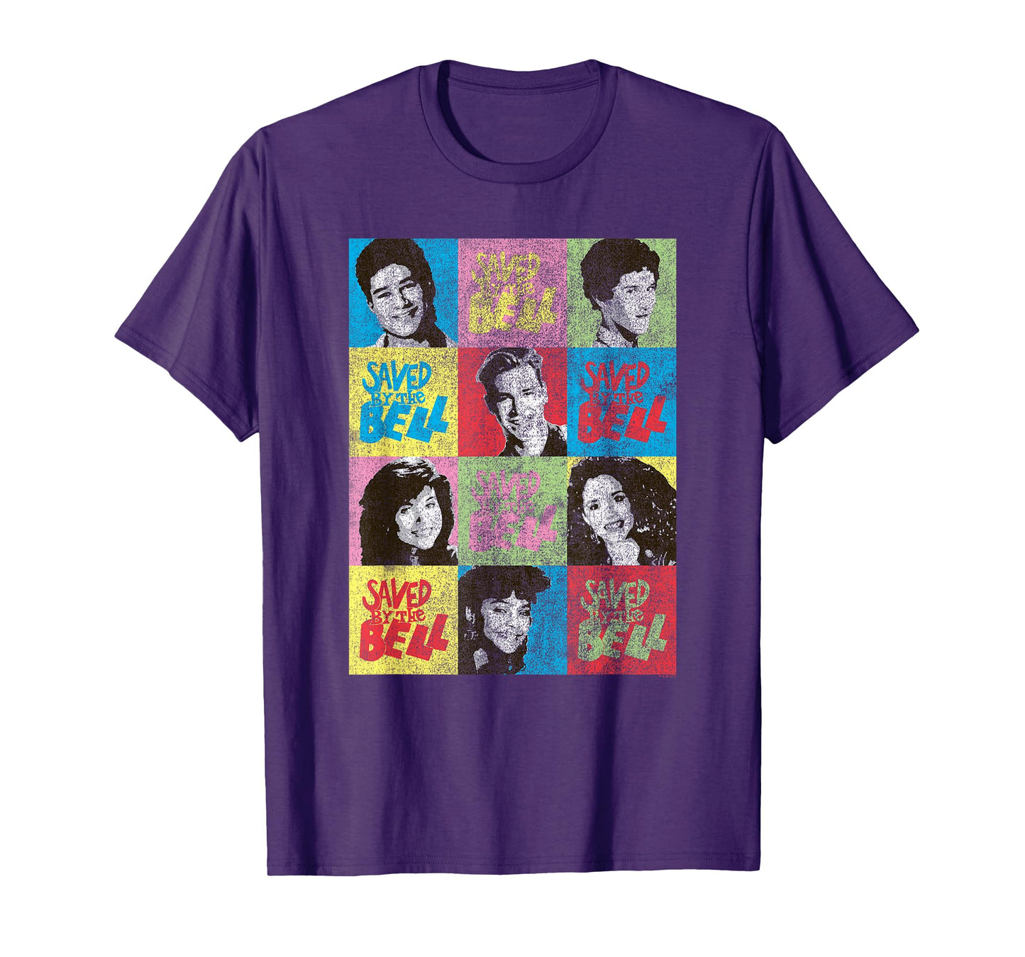 Saved By The Bell Blocks With Faces T-Shirt