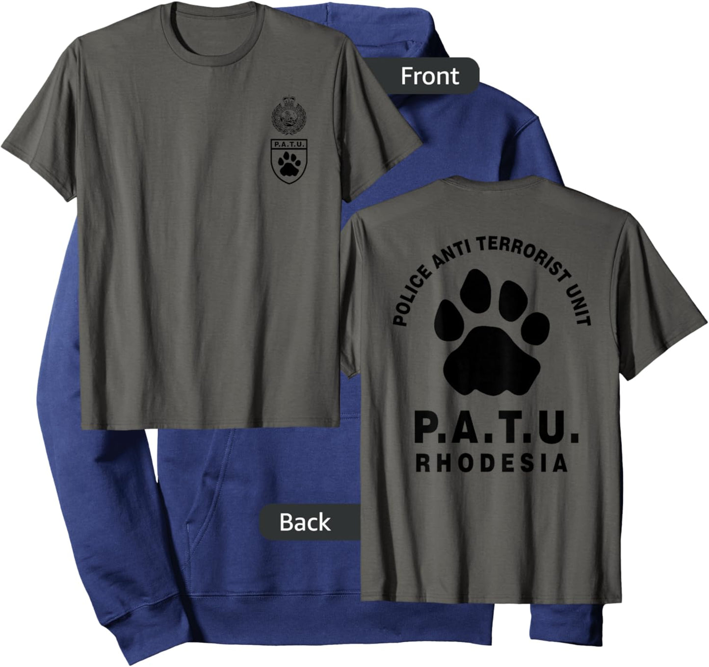 BSAP Police PATU Police Anti-Terrorist Unit Hoodie - Hoodie | Navy