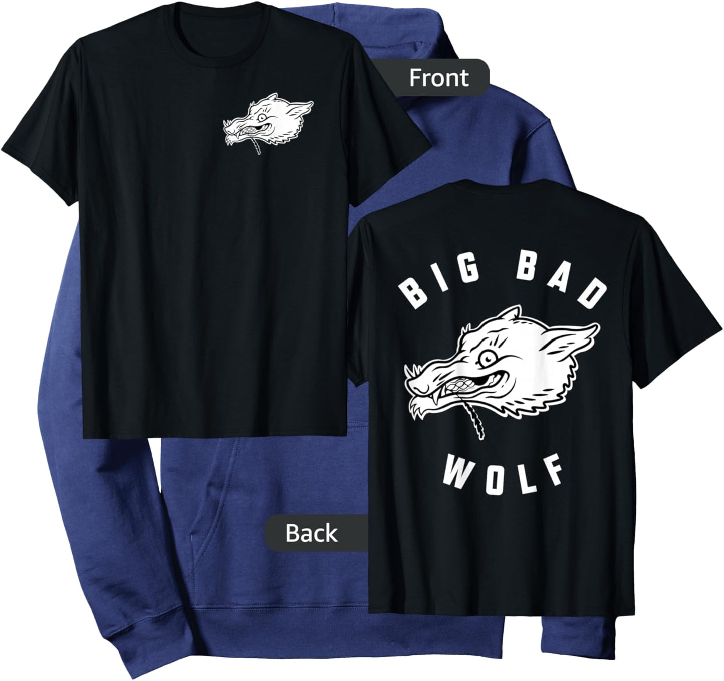 Bad Wolf Hoodie - Hoodie | Navy