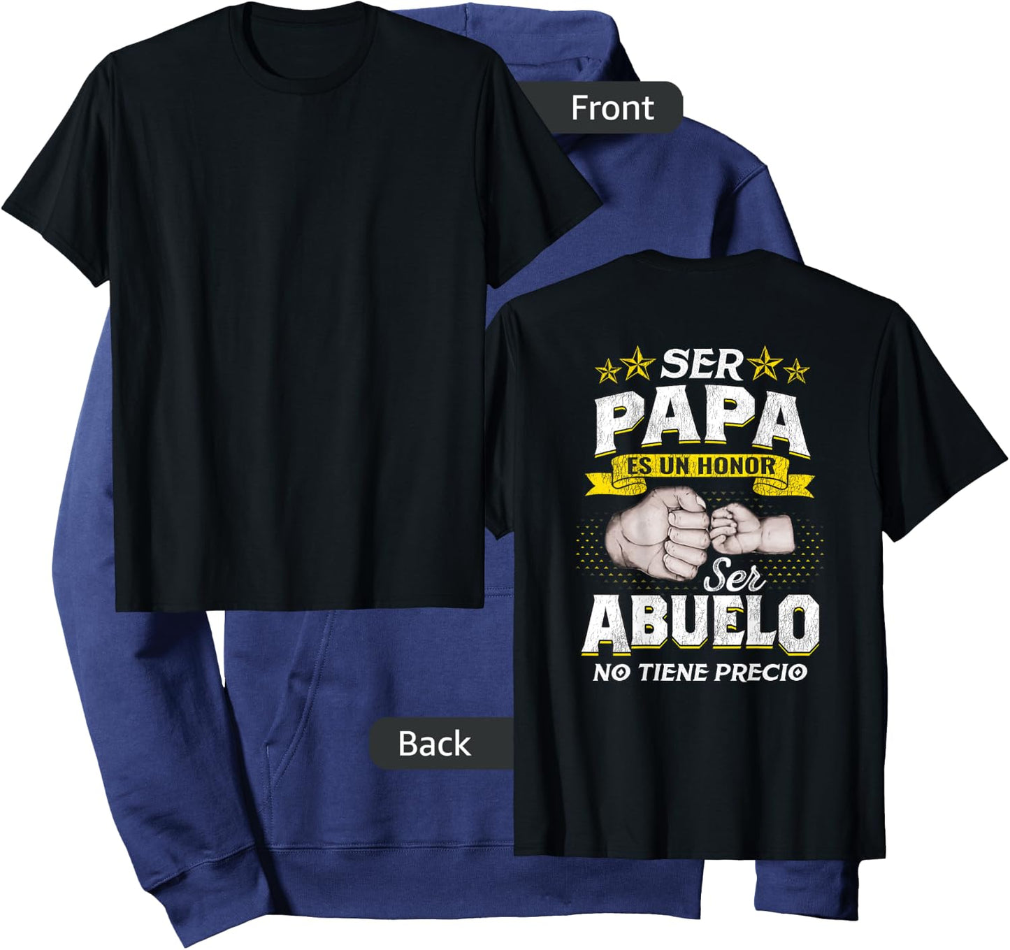 Nuevo Abuelo / New Grandfather Beautiful Saying Hoodie - Hoodie | Navy