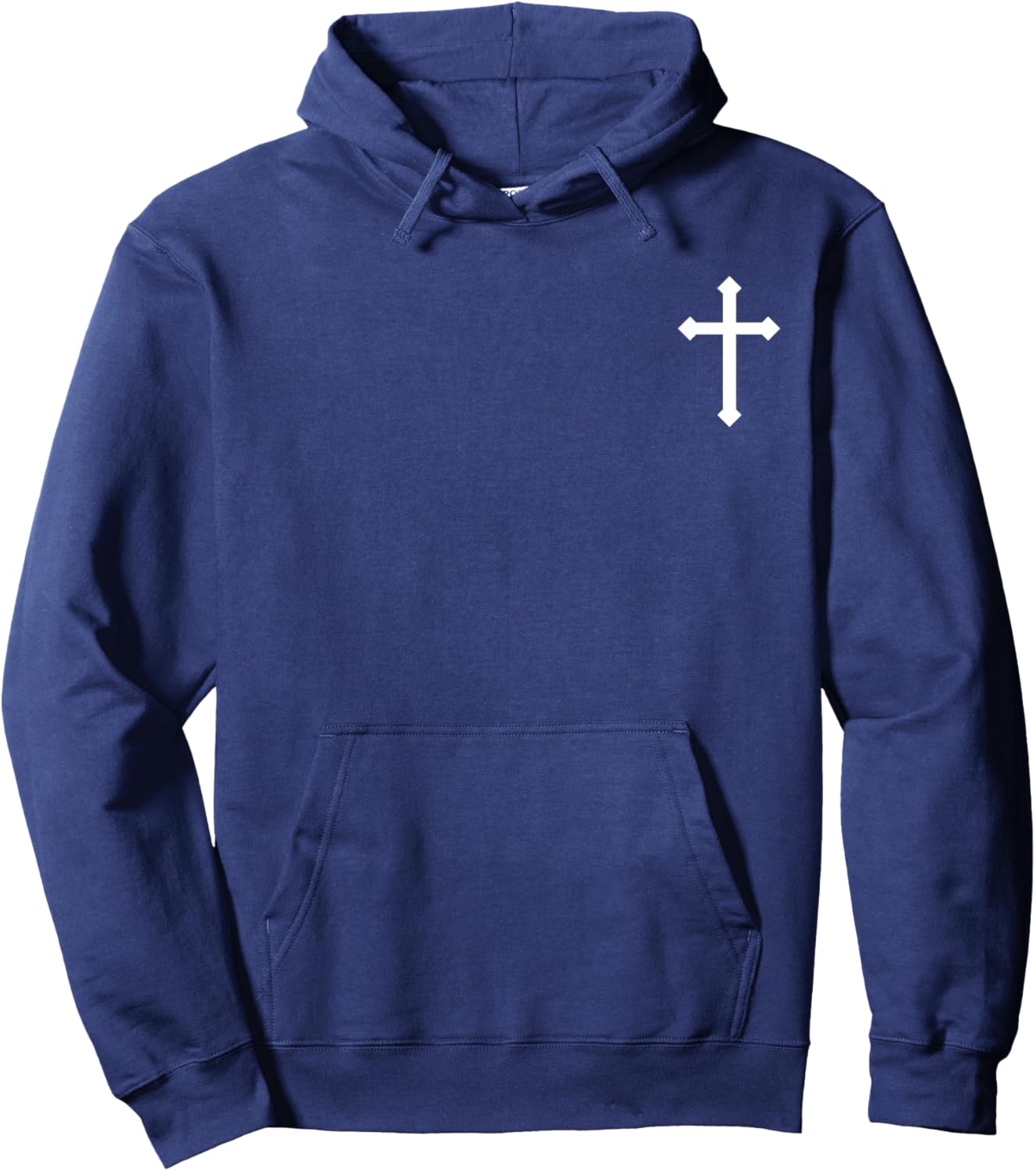 Cross Pocket Graphic Print for Christians Hoodie - Hoodie | Navy