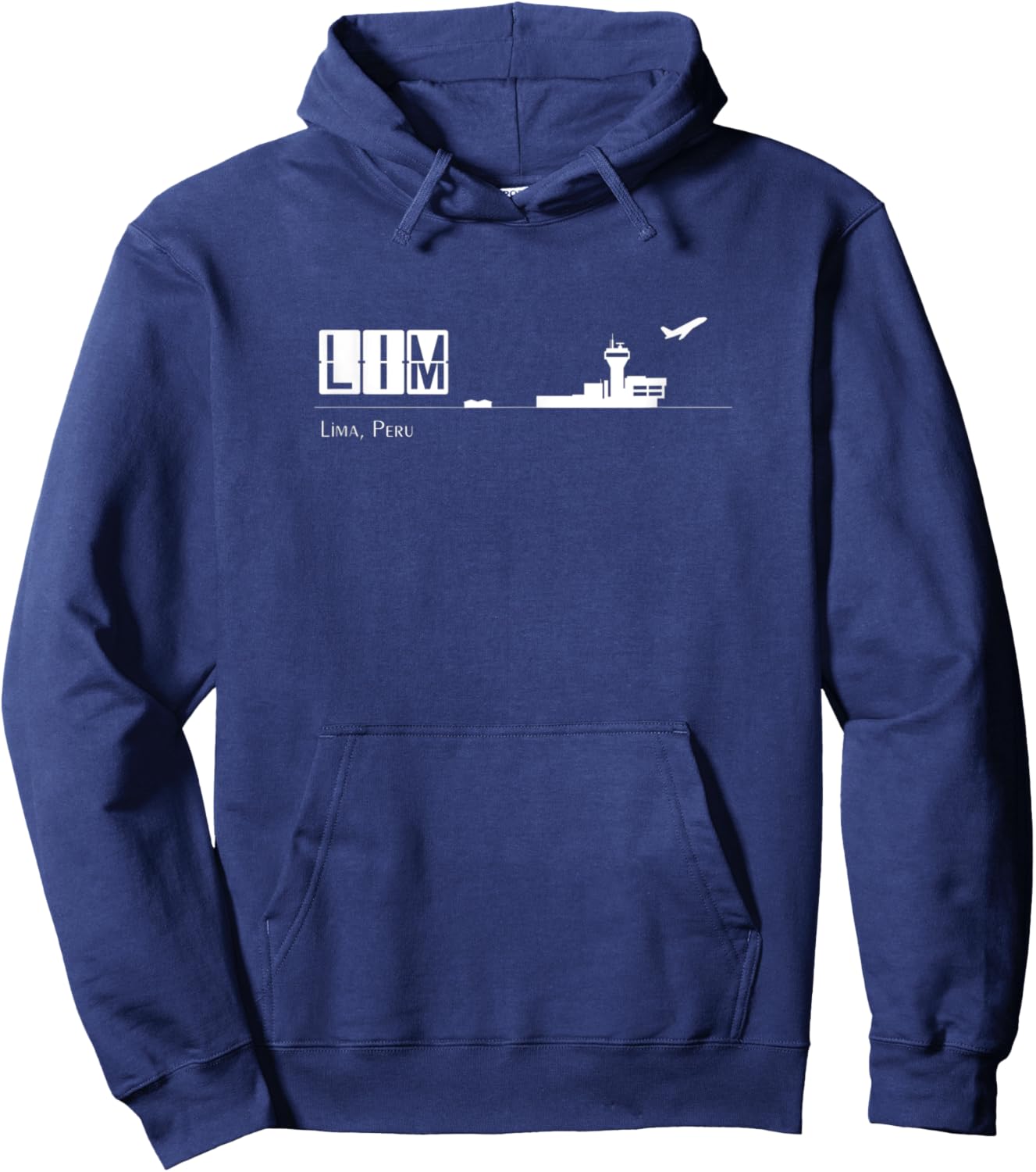 LIM Airport Code for Lima Peru Hoodie - Hoodie | Navy