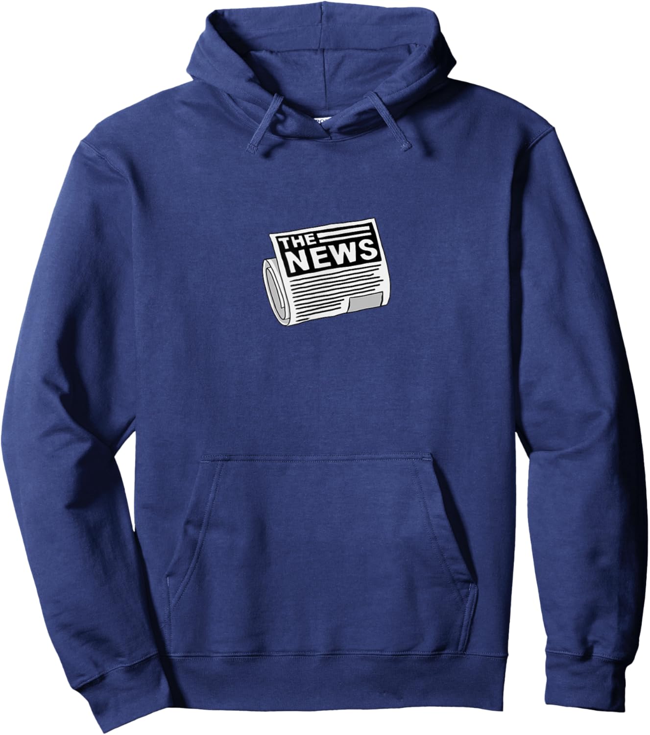 Newspaper News Journalist Hoodie - Hoodie | Navy