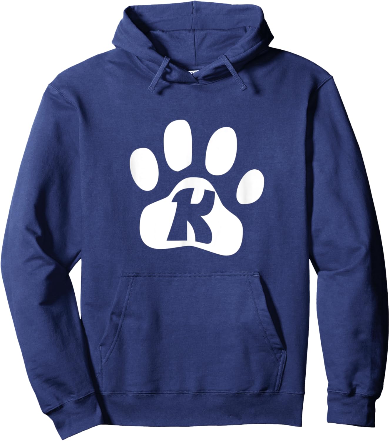 Letter K Dog Paw Alphabet Outfit For Dog Lovers Puppy Women Kids Hoodie - Hoodie | Navy