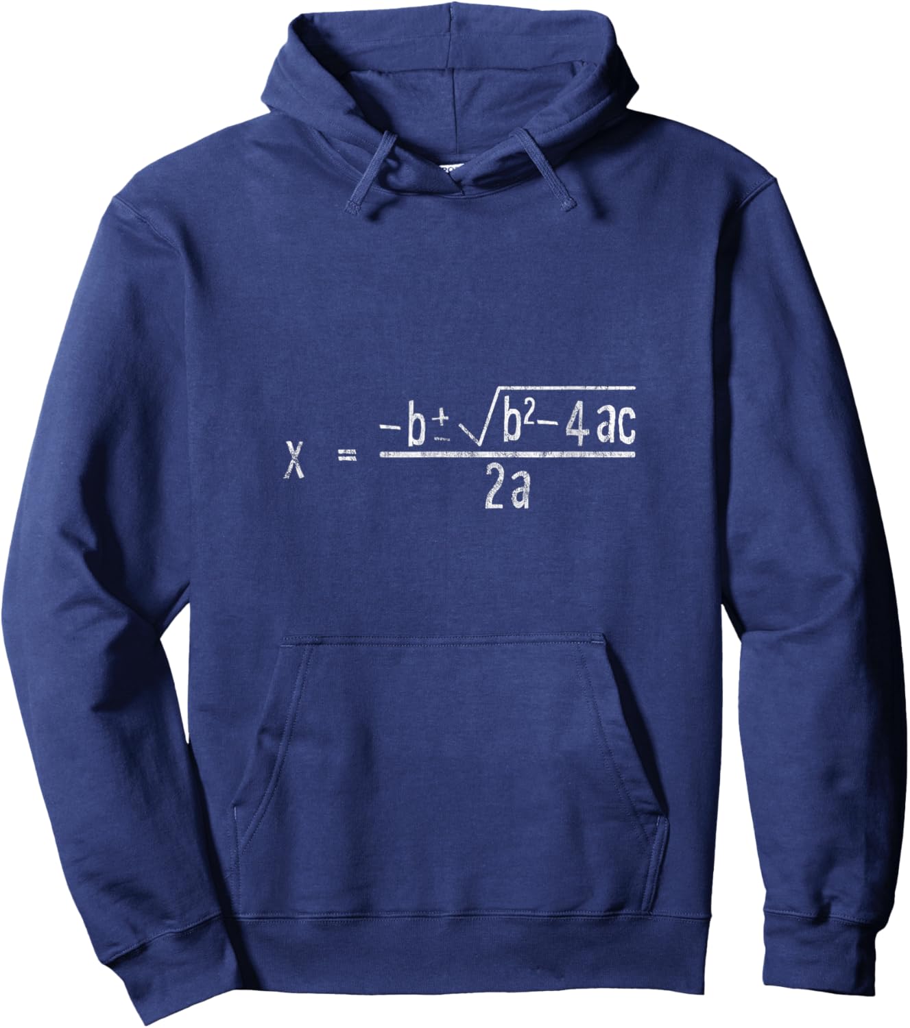 Quadratic Formula Math Class Hoodie - Hoodie | Navy
