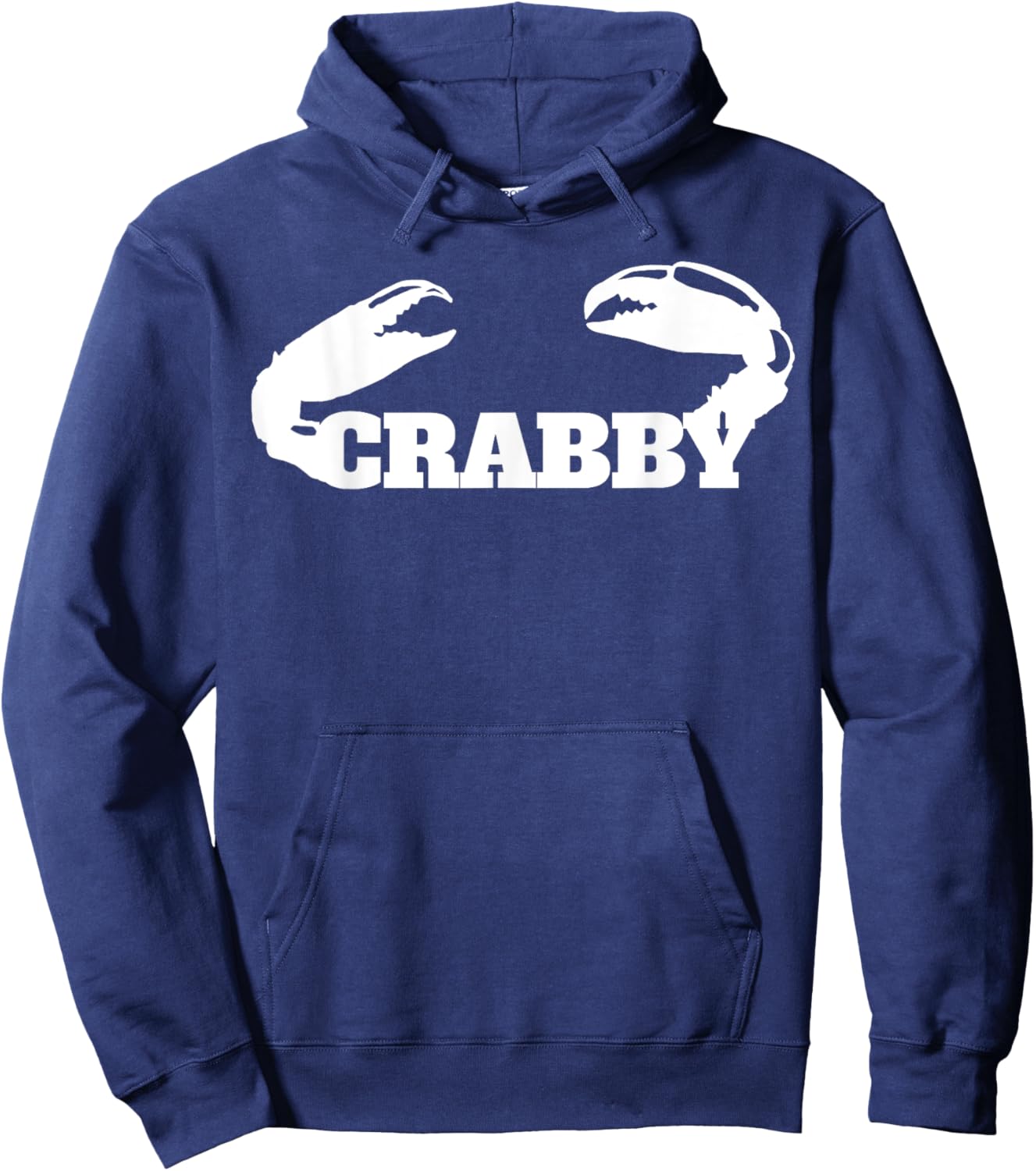 Crabby funny crab claws novelty crabby Hoodie - Hoodie | Navy