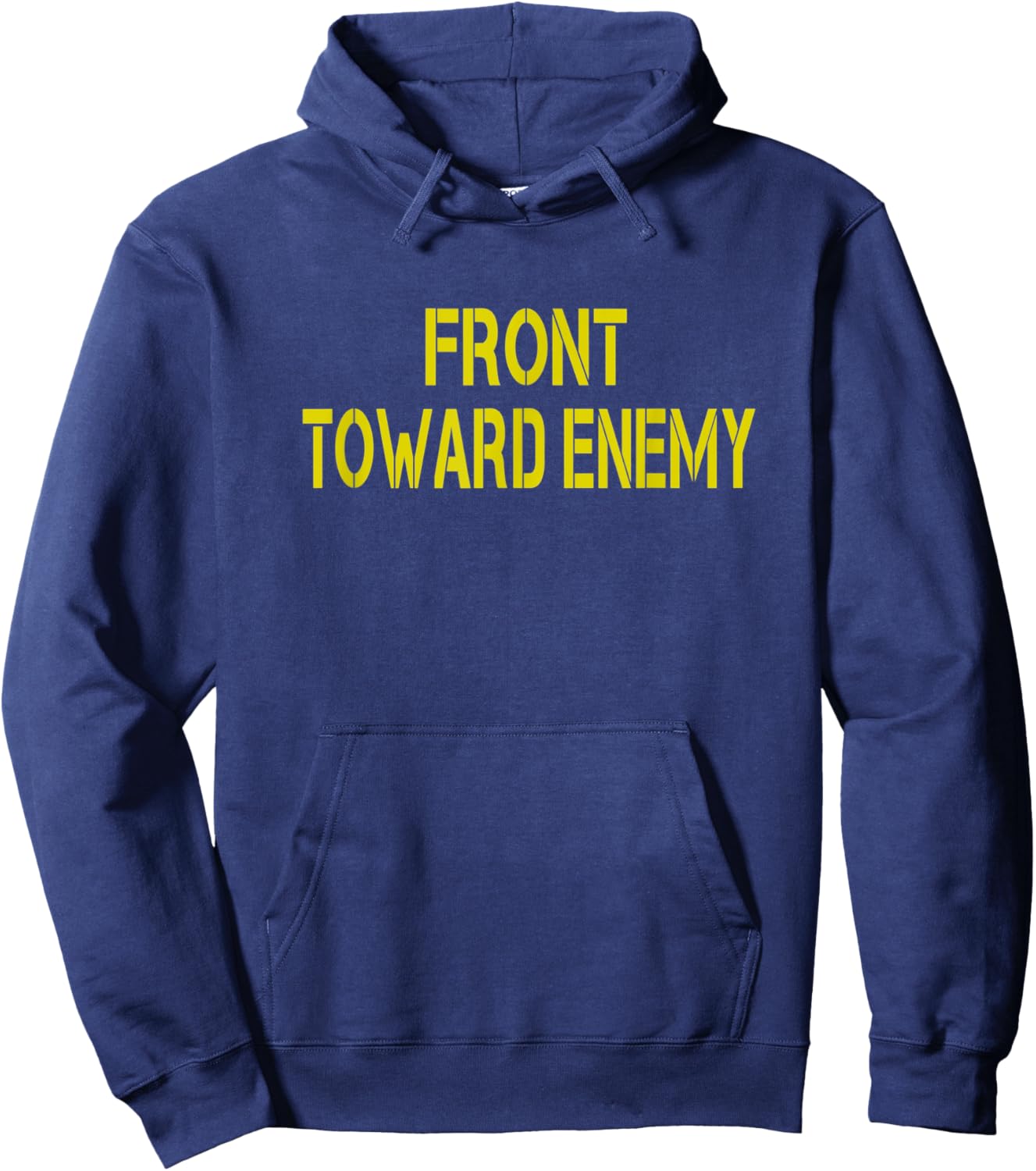 Military Claymore Joke Front Toward Enemy Hoodie - Hoodie | Navy