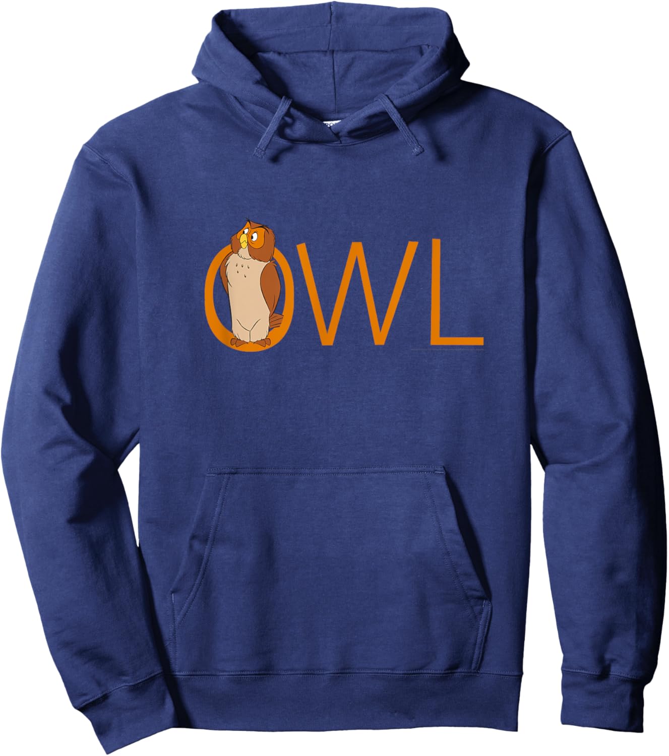 Disney Winnie the Pooh Owl Classic Lettering Hoodie - Hoodie | Navy