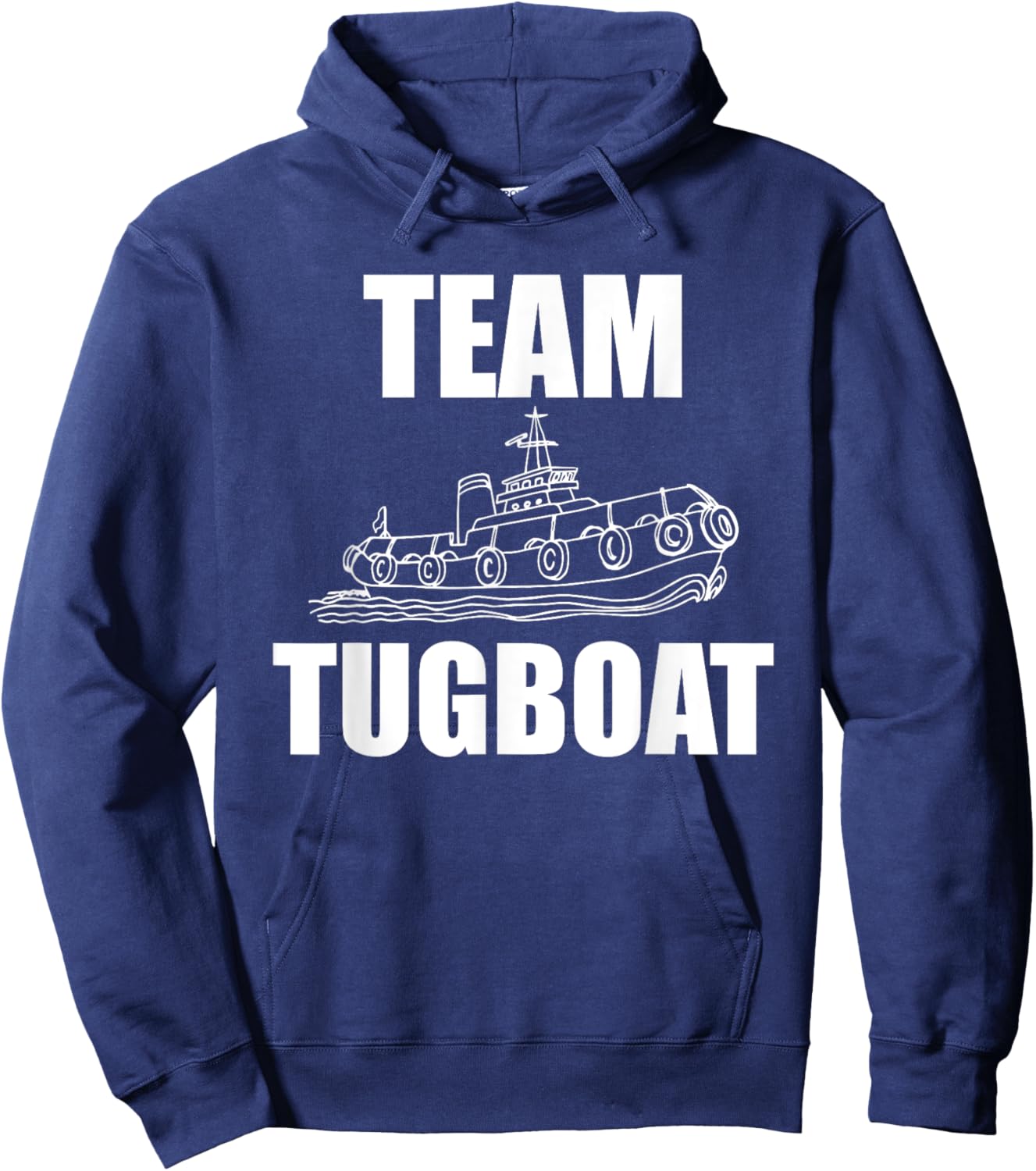 Team Tugboat Apparel Tug Boat Crew Design Ship Lover Hoodie - Hoodie | Navy