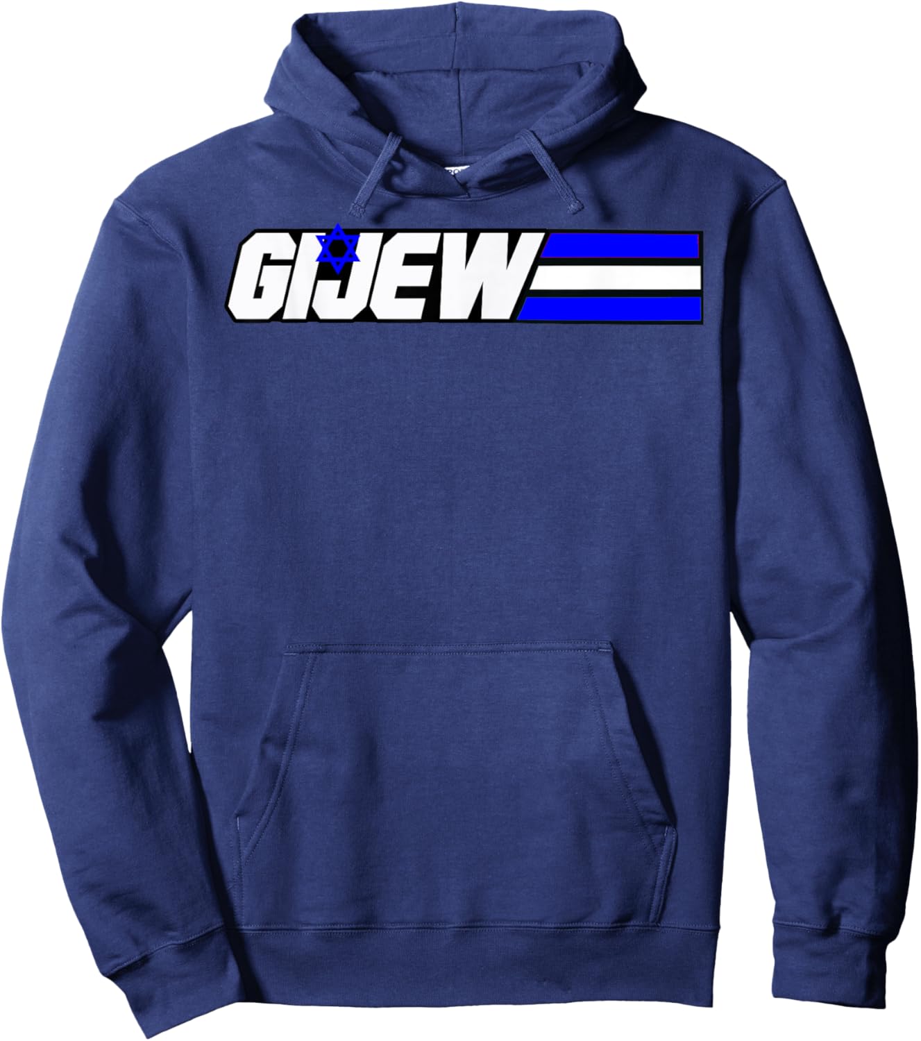 GI Jew Workout Fitness Hoodie - Hoodie | Navy