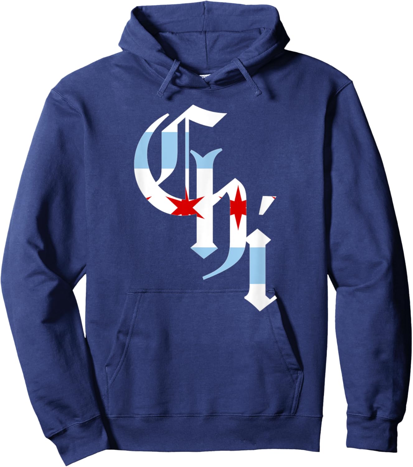 CHI Chicago Flag City Hoodie - Hoodie | Navy