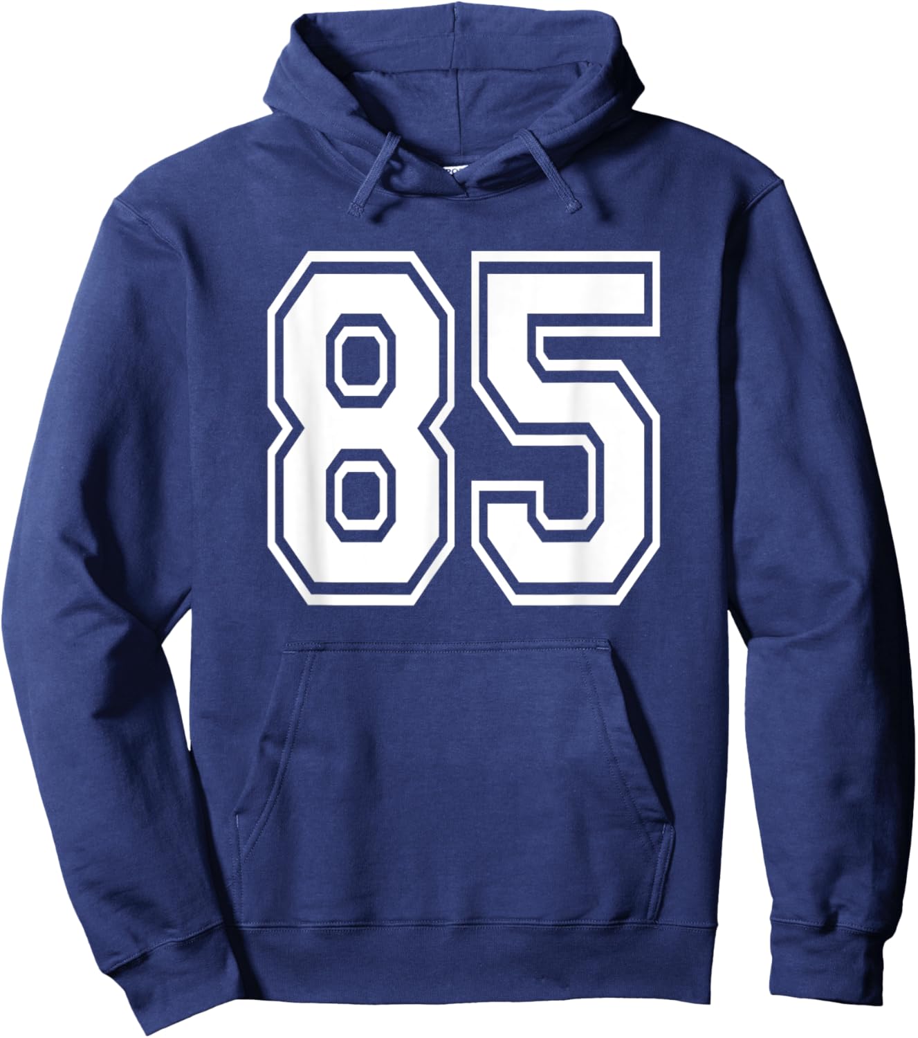 Number 85 Numbered Uniform Sports Jersey Team 85th Birthday Hoodie - Hoodie | Navy