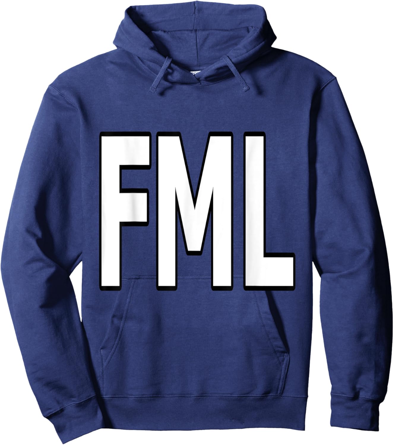 Orihalcum Ink Men's FML , Black, Small Hoodie - Hoodie | Navy