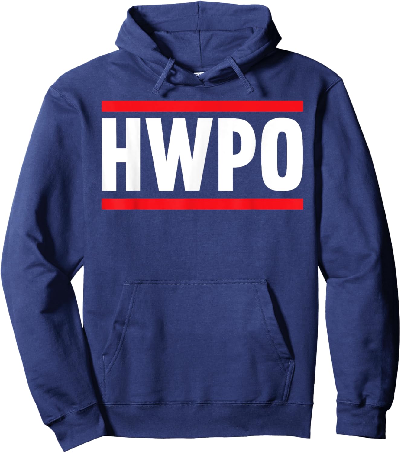 HWPO Hard Work Pays Off Motivational Quote HWPO Hoodie - Hoodie | Navy