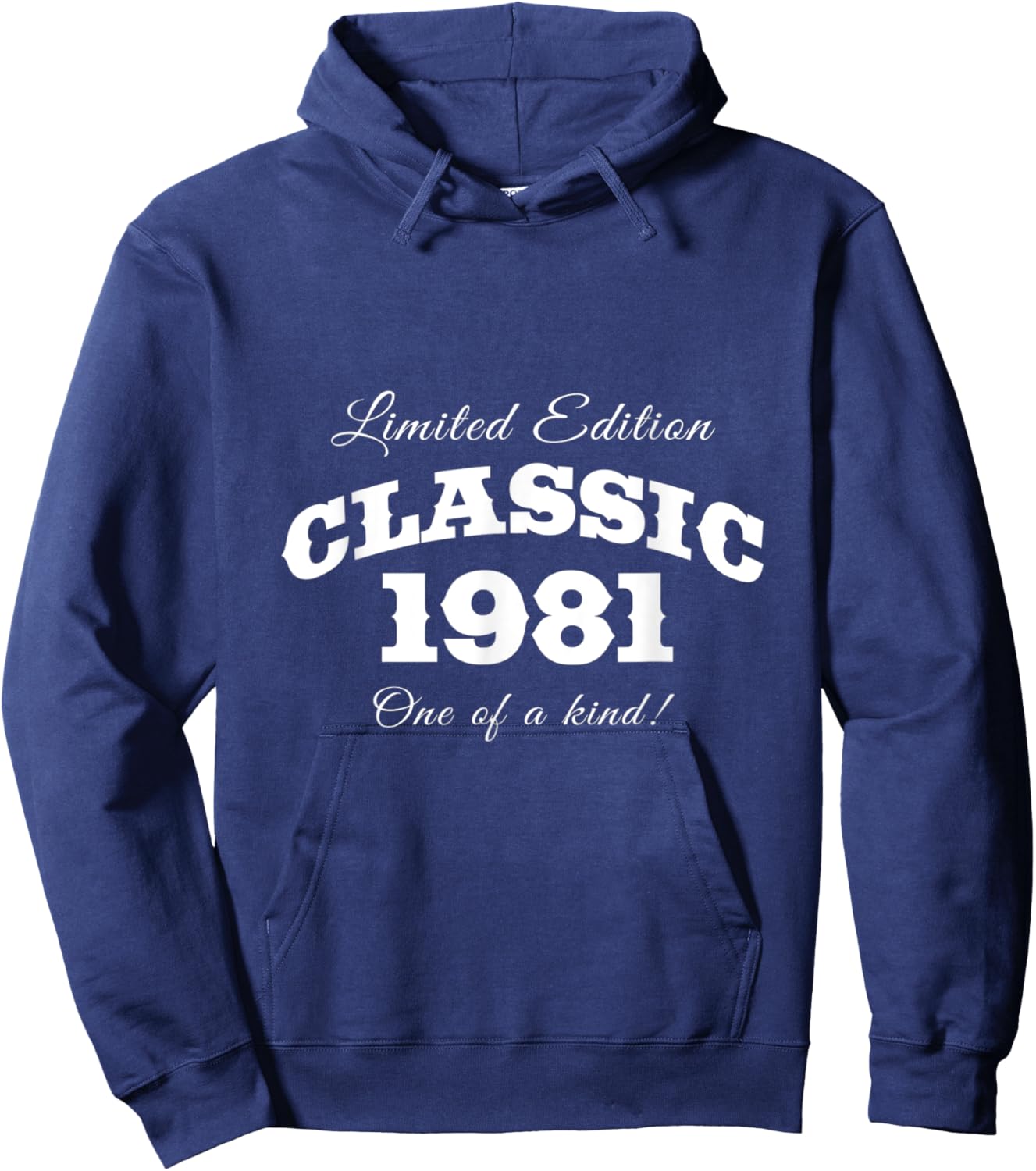 1981 And Birthday Hoodie - Hoodie | Navy