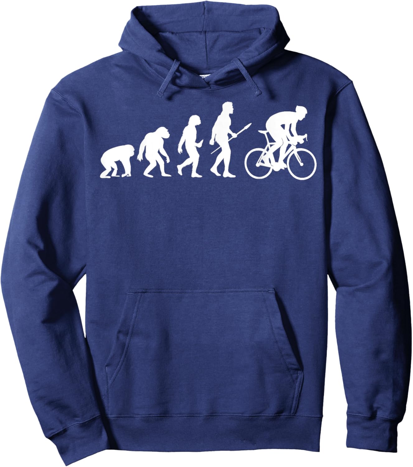Cycling Evolution Funny Cycling Shirts Men Women Kids Biking Hoodie - Hoodie | Navy