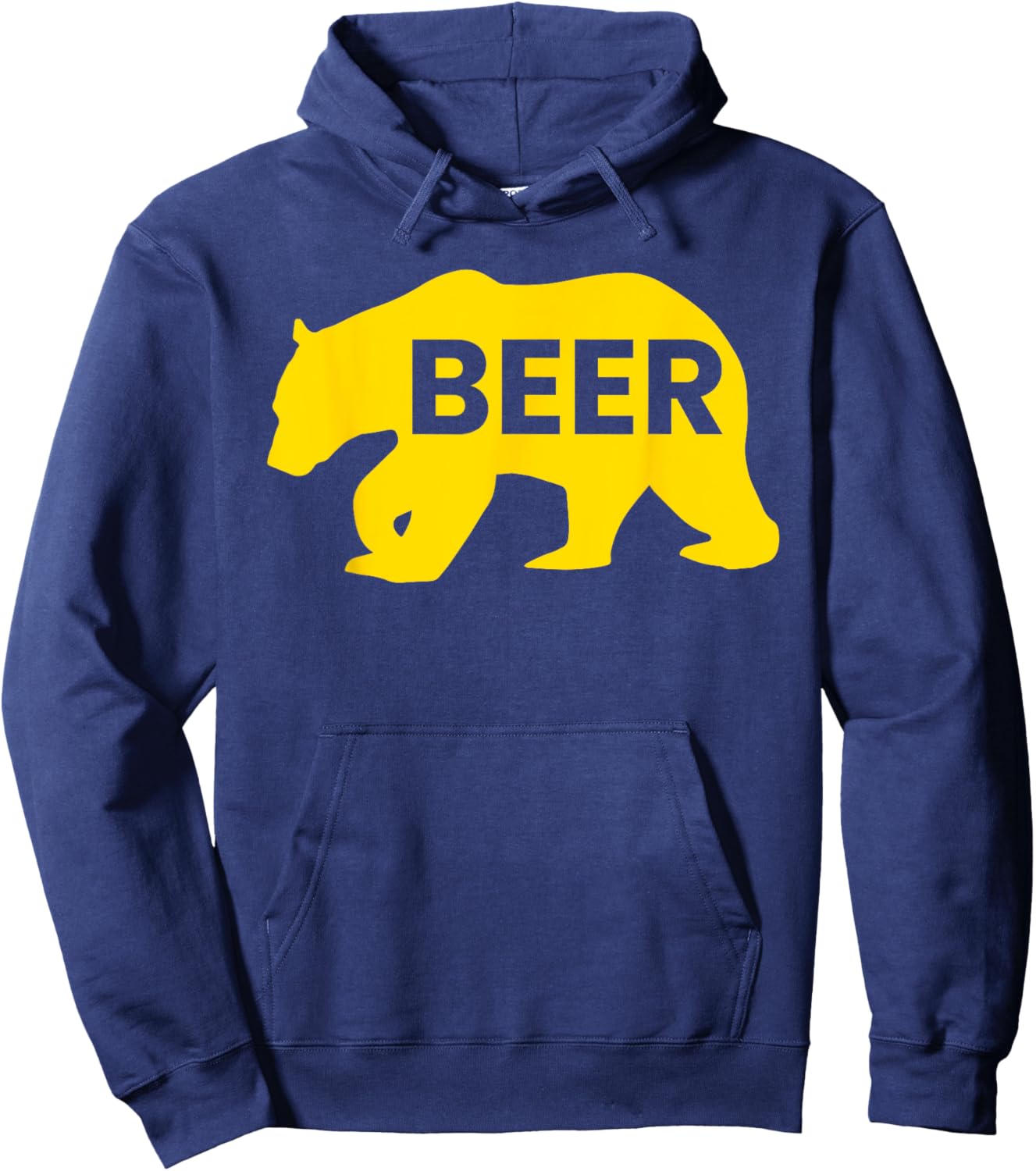 Beer Beers, Day, Alcoholic, Bears, Wild, Wildlife Beer Hoodie - Hoodie | Navy