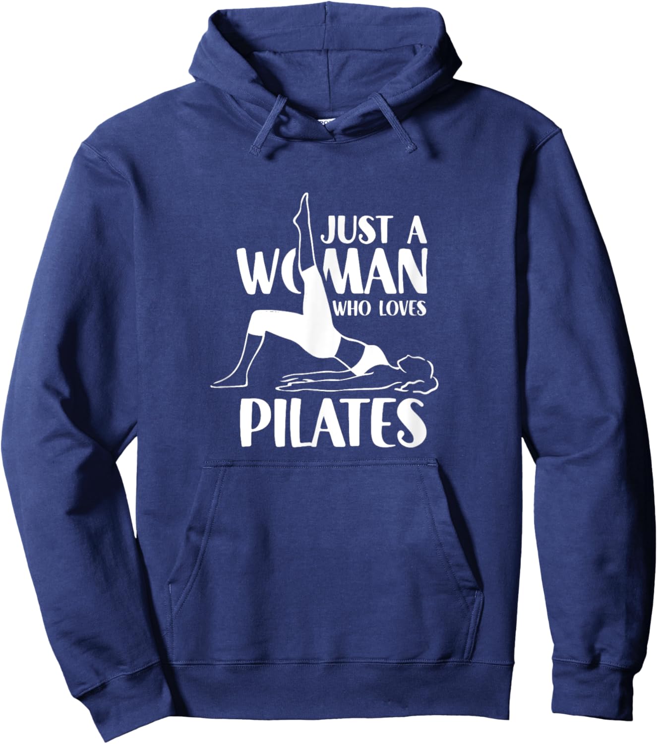 A Woman Who Loves Pilates Training Fitness Workout Hoodie - Hoodie | Navy
