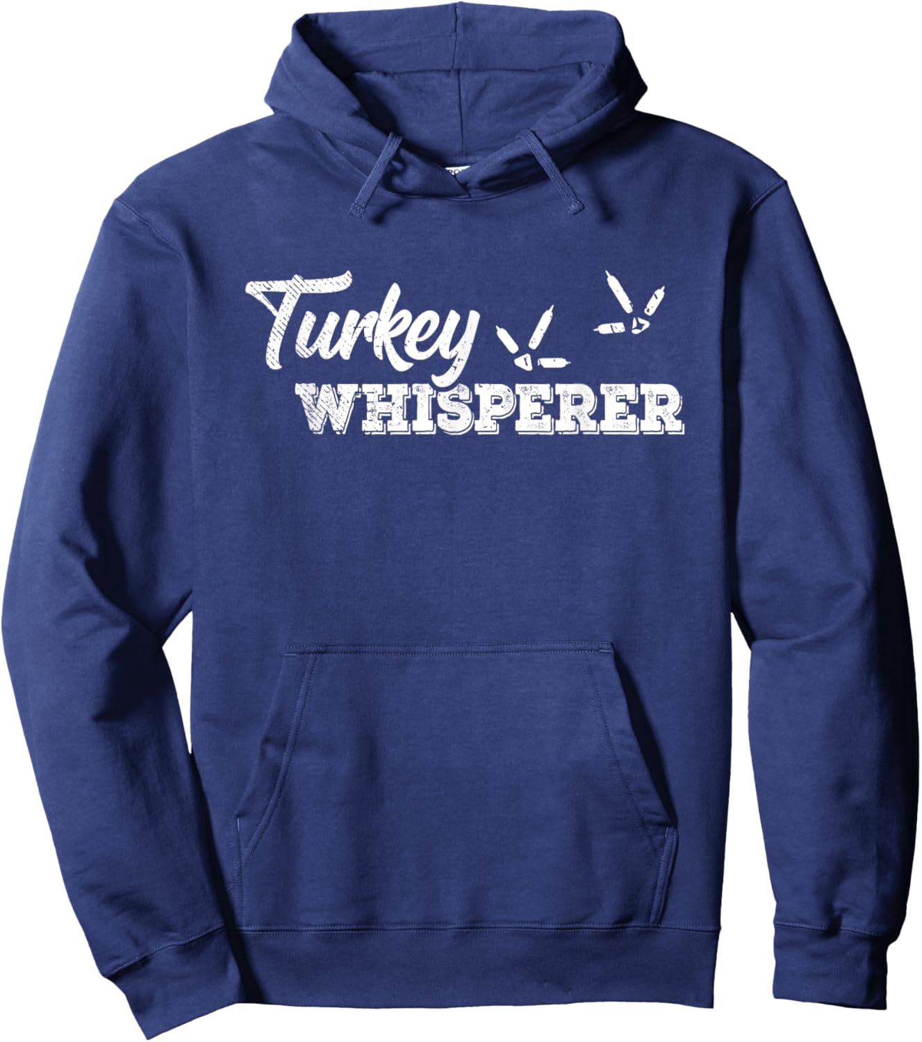 Turkey Whisperer Funny Farm And Animal Lover Retro Hoodie - Hoodie | Navy