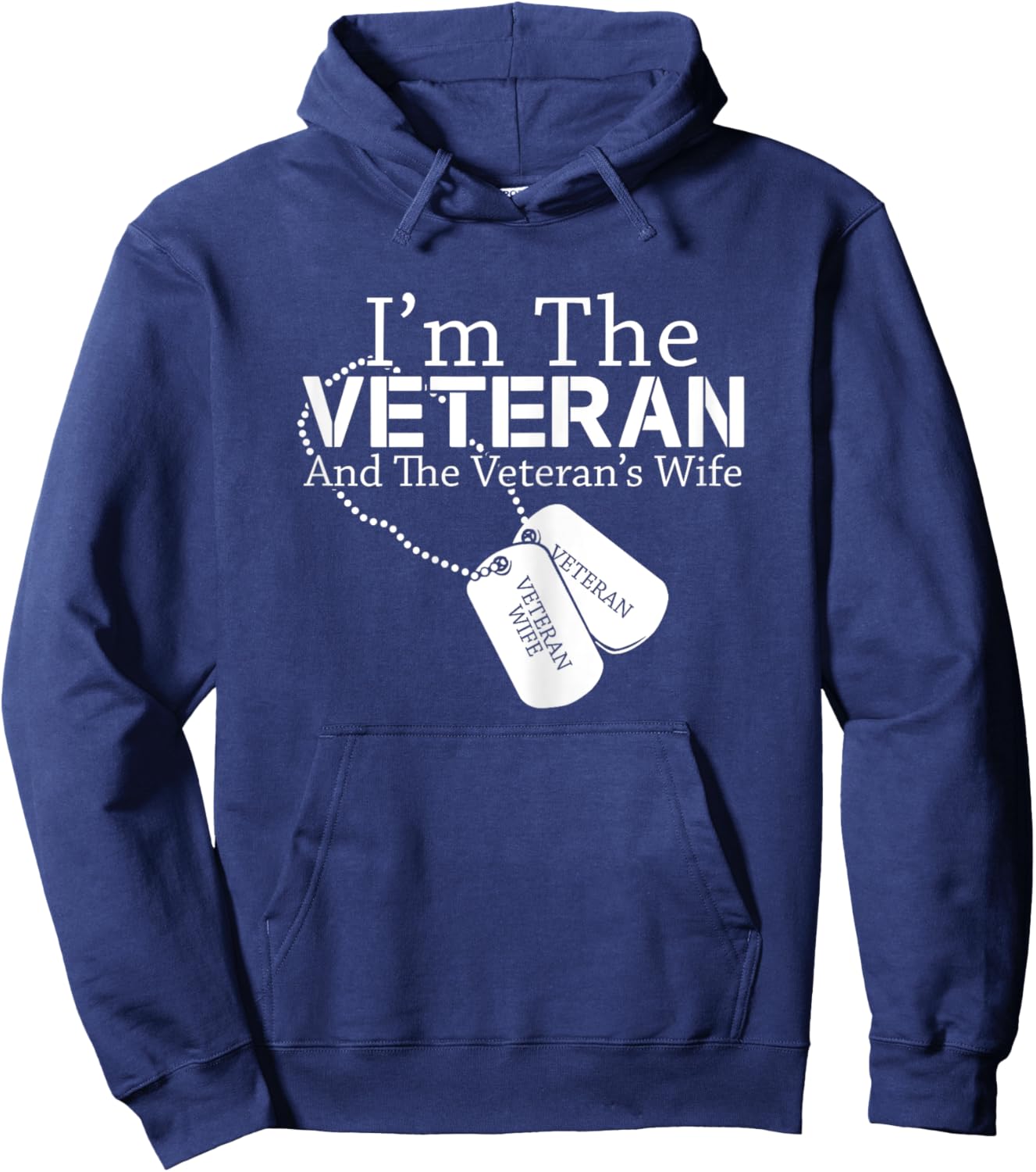 I Am The Veteran Veterans Day US Military Patriotic Hoodie - Hoodie | Navy