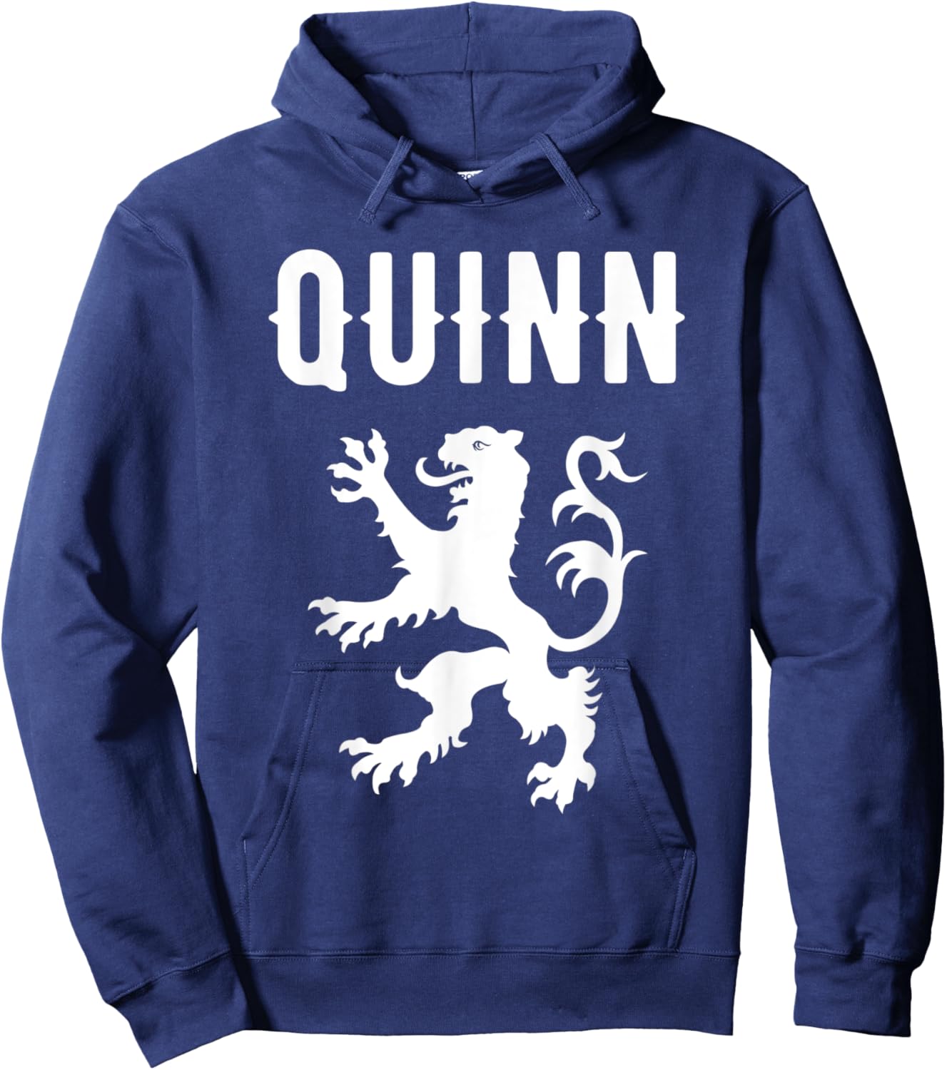 Quinn Clan Scottish Family Name Scotland Heraldry Hoodie - Hoodie | Navy