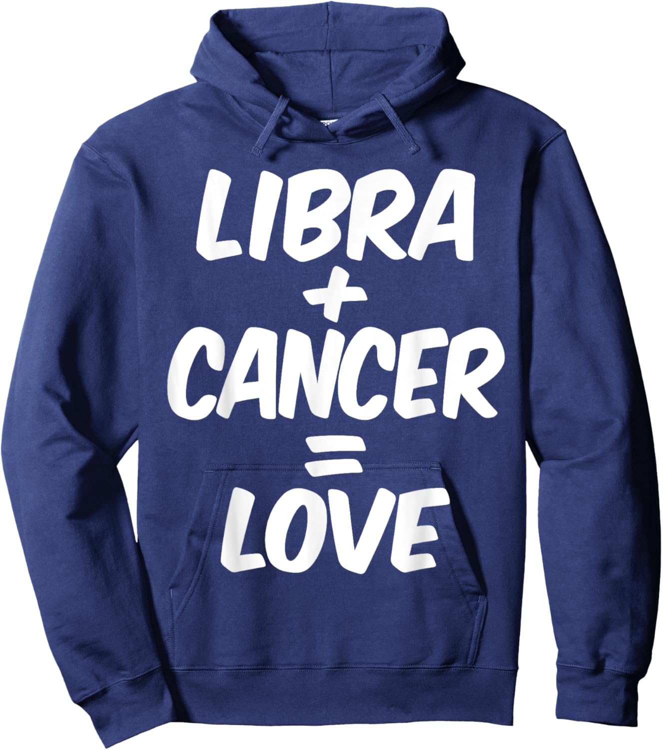 Libra And Cancer = Love, June And July Birthday, Zodiac Hoodie - Hoodie | Navy