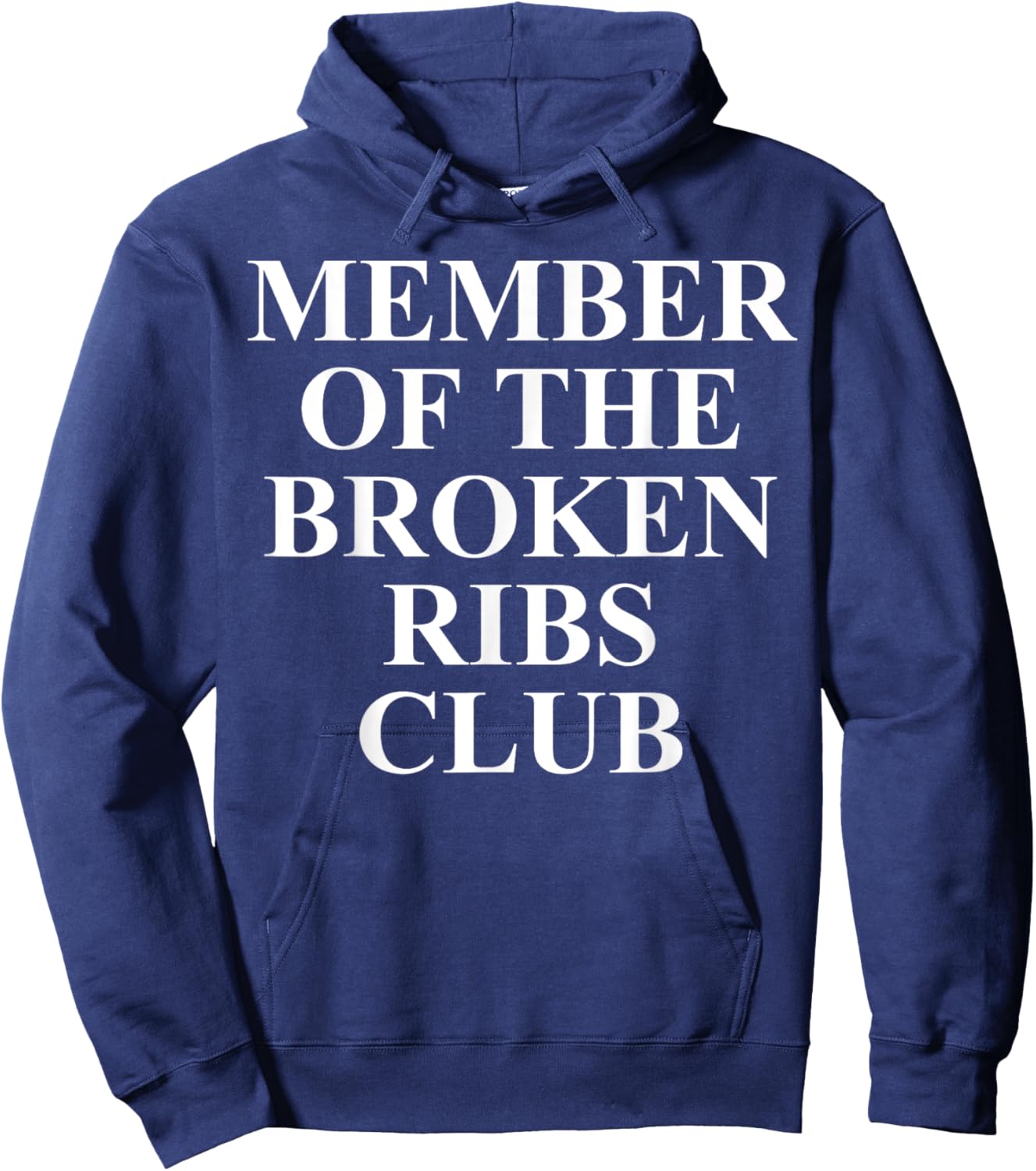 Broken Ribs Apparel - Best Funny Injury Design Hoodie - Hoodie | Navy