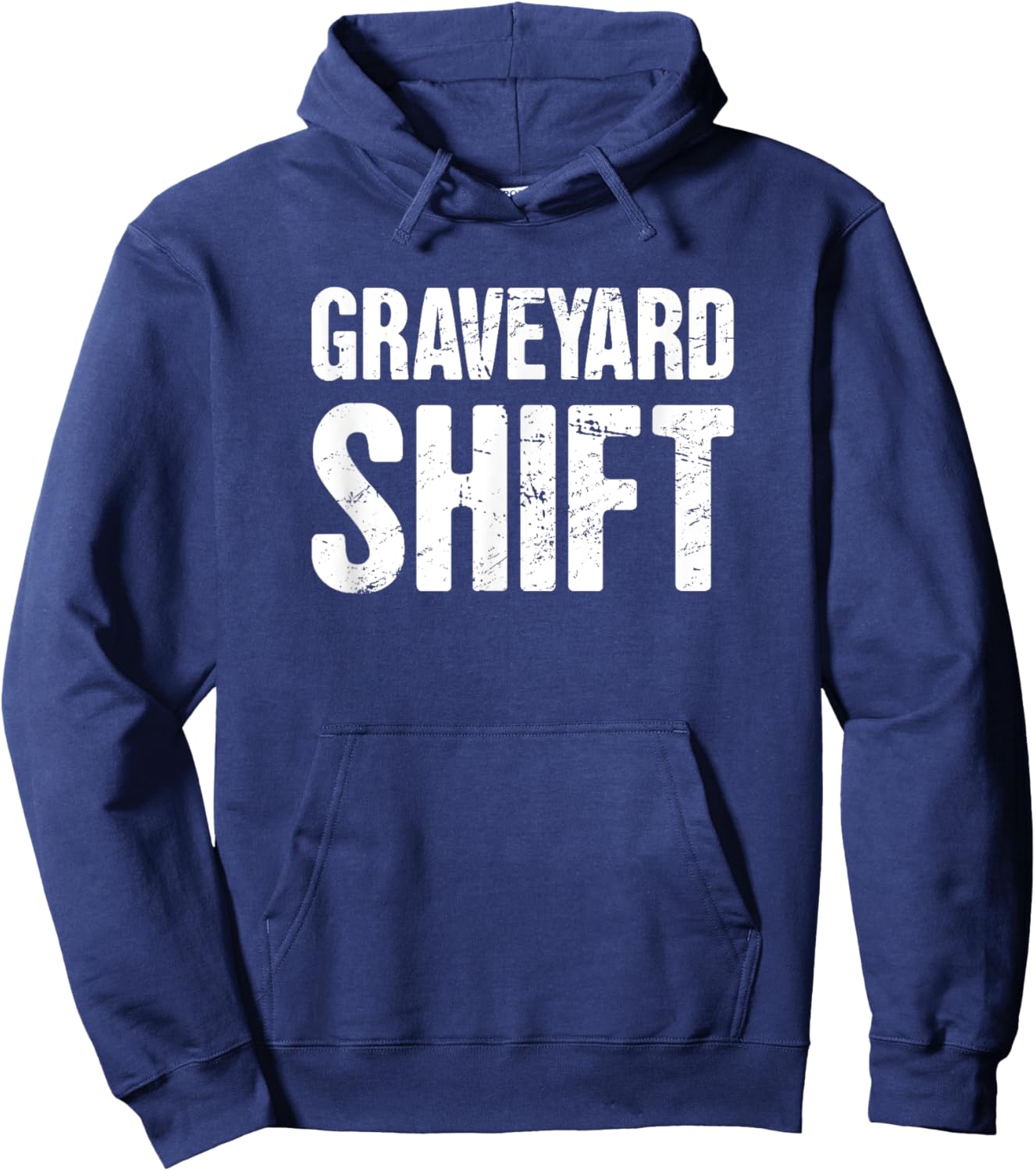 Graveyard Shift / Late Night Shift Worker Hoodie - Hoodie | Navy