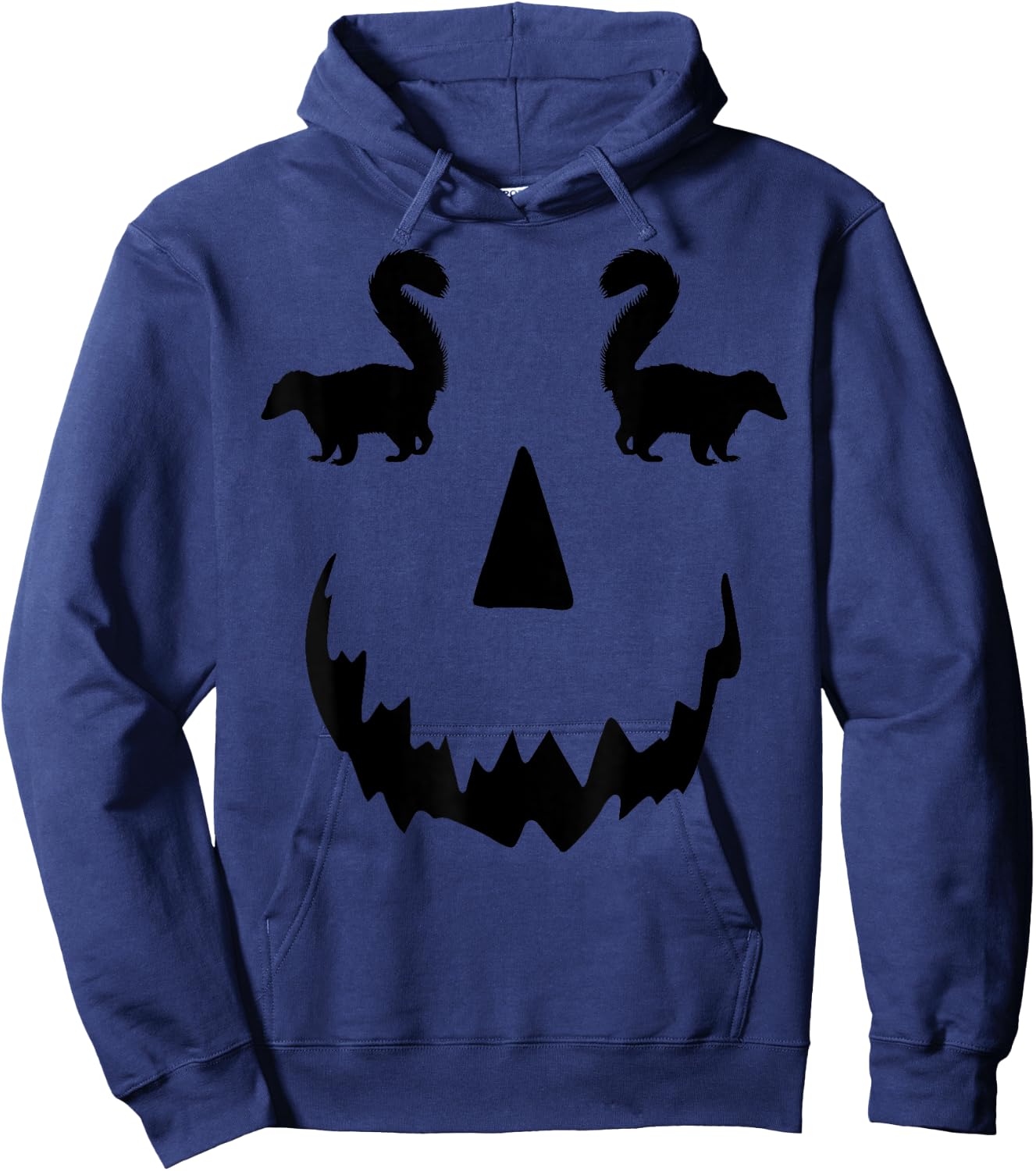 pumpkin Skunk halloween Hoodie - Hoodie | Navy