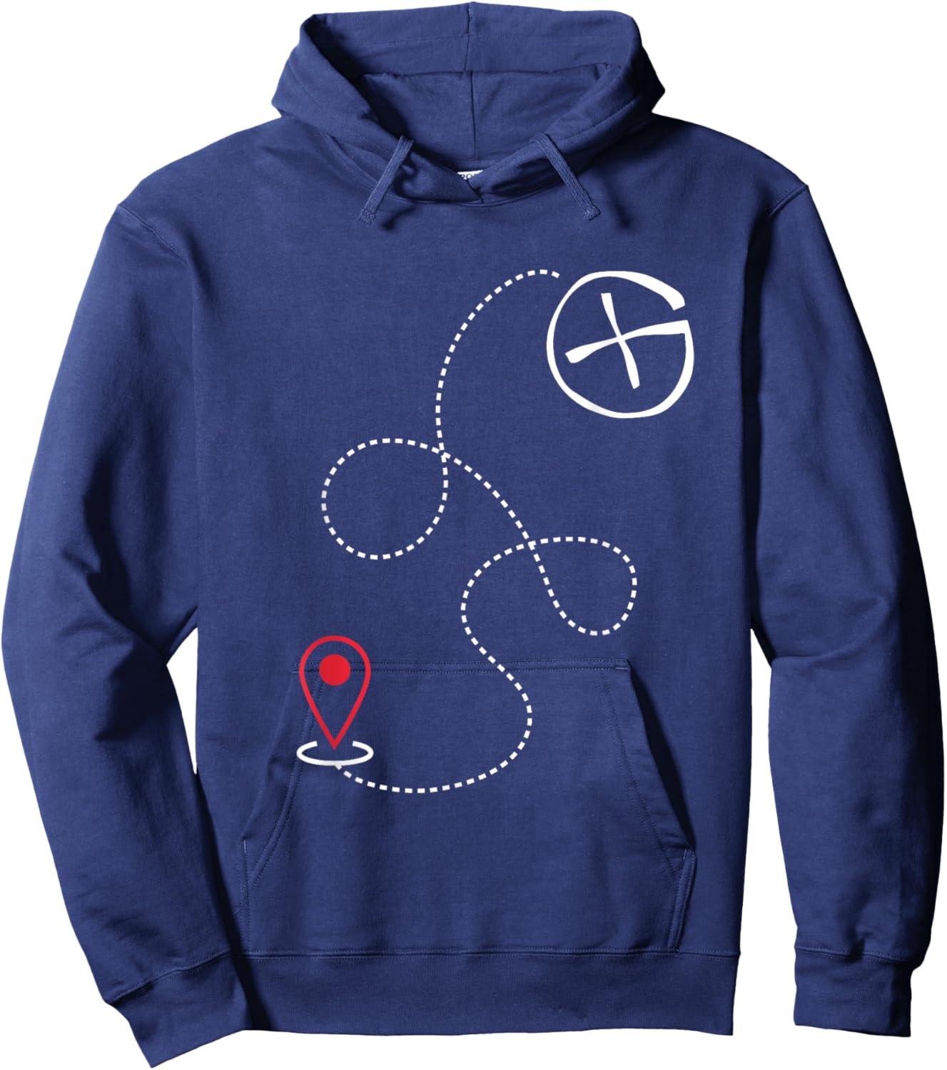 Funny Geocacher I Nerdy Outdoors I Geocaching Hoodie - Hoodie | Navy