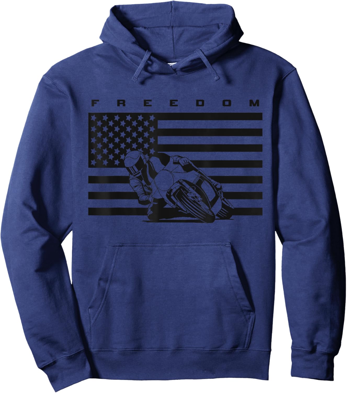 Motorcycle Apparel - Motorcycle Hoodie - Hoodie | Navy