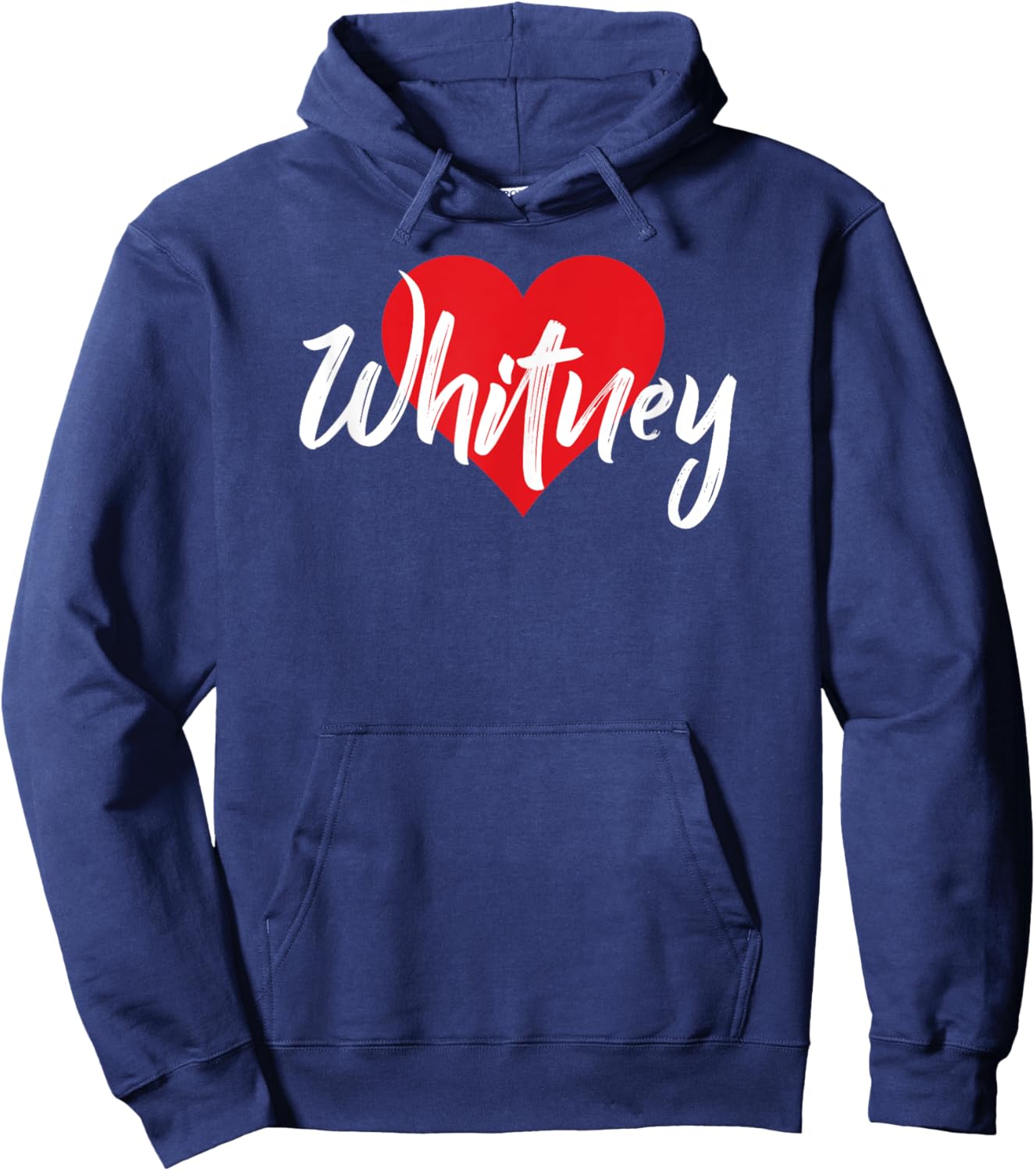 I Love Whitney First Name I Heart Named Hoodie - Hoodie | Navy