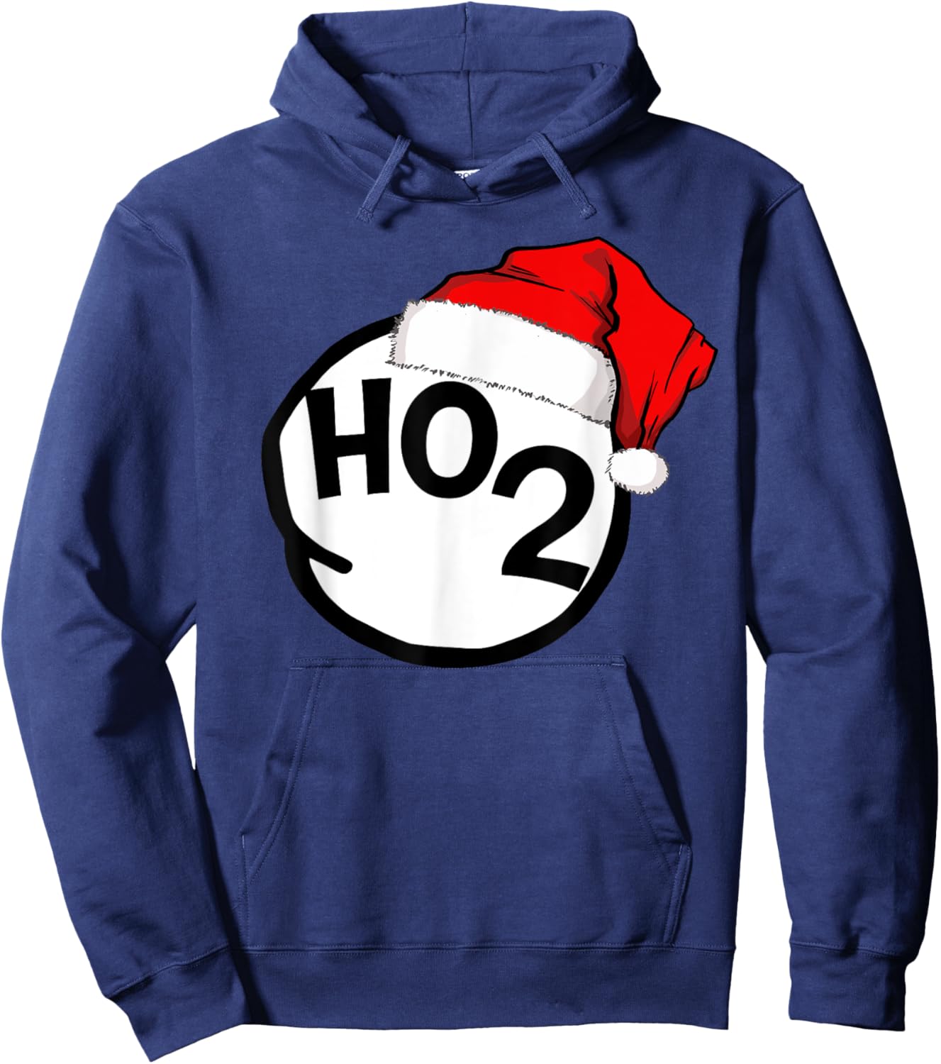 Ho 2 Funny Ho Cubed Ho Ho Ho Family Matching Christmas Hoodie - Hoodie | Navy