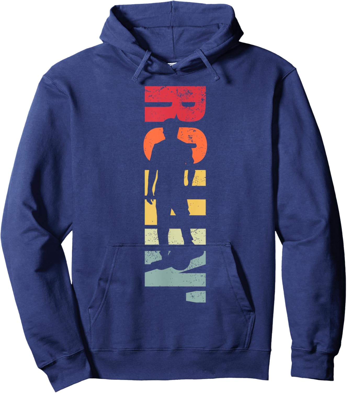 Rollin One Wheel Electric Skateboard Float Women Kid Hoodie - Hoodie | Navy