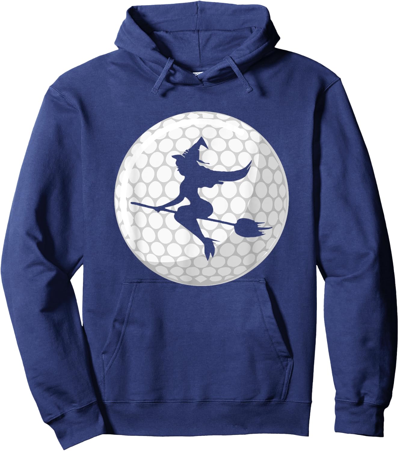Halloween Witch Golf Player Hoodie - Hoodie | Navy