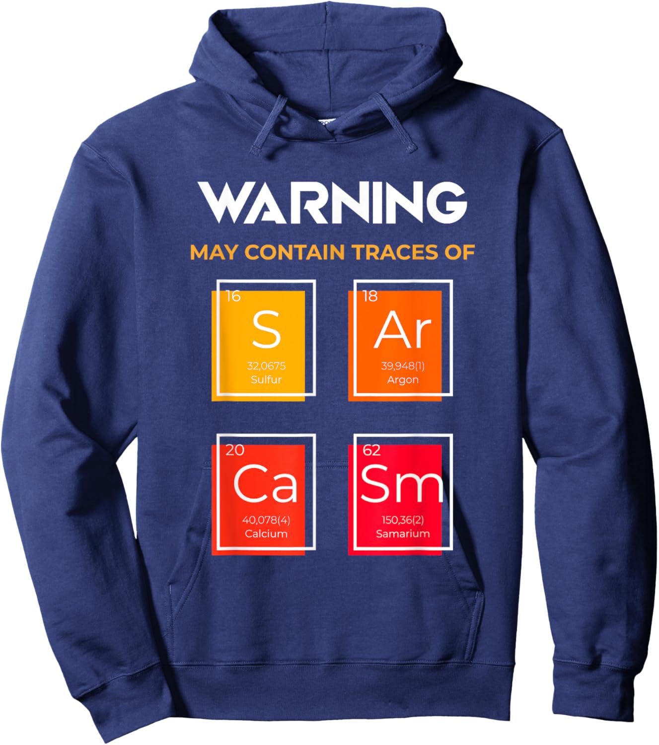 Sarcasm Science Hoodie - Hoodie | Navy