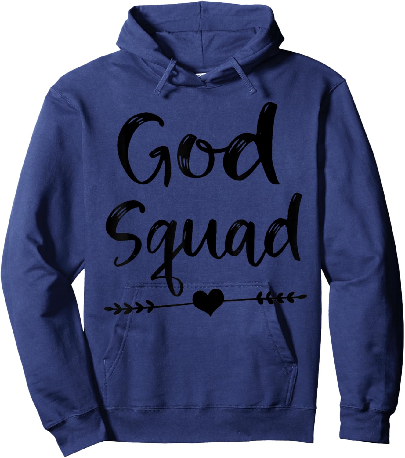 God Squad Matching Christian Group Saying Quote Hoodie - Hoodie | Navy