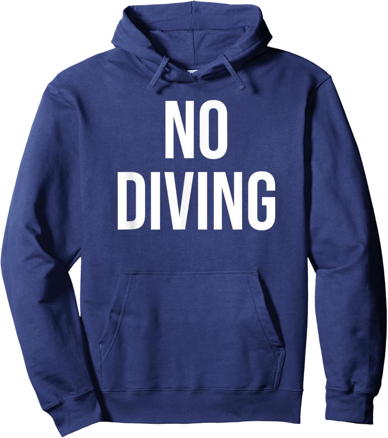 No Diving Hoodie - Hoodie | Navy