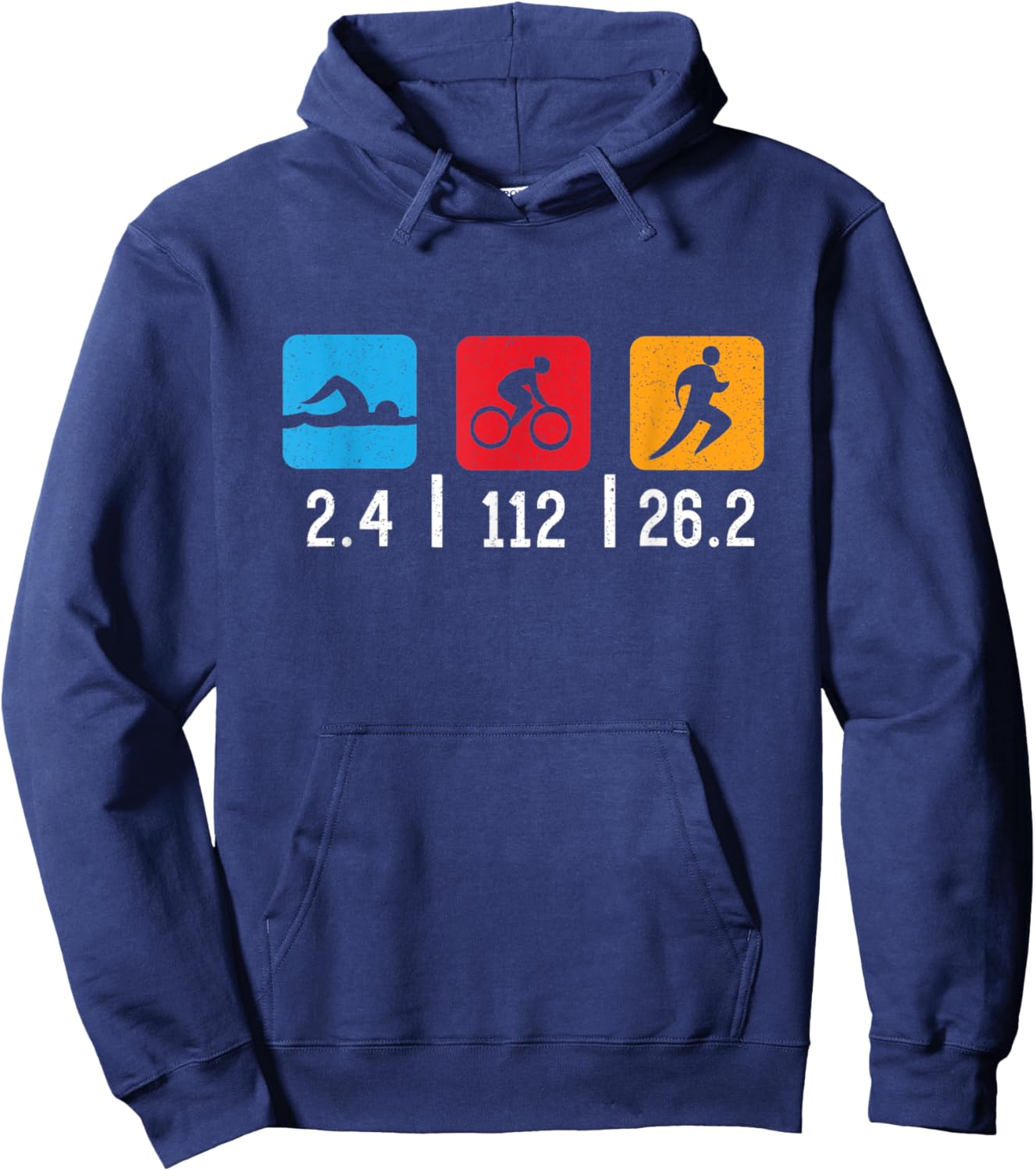 Triathlon Outfit For Triathlete 140.6 Hoodie - Hoodie | Navy