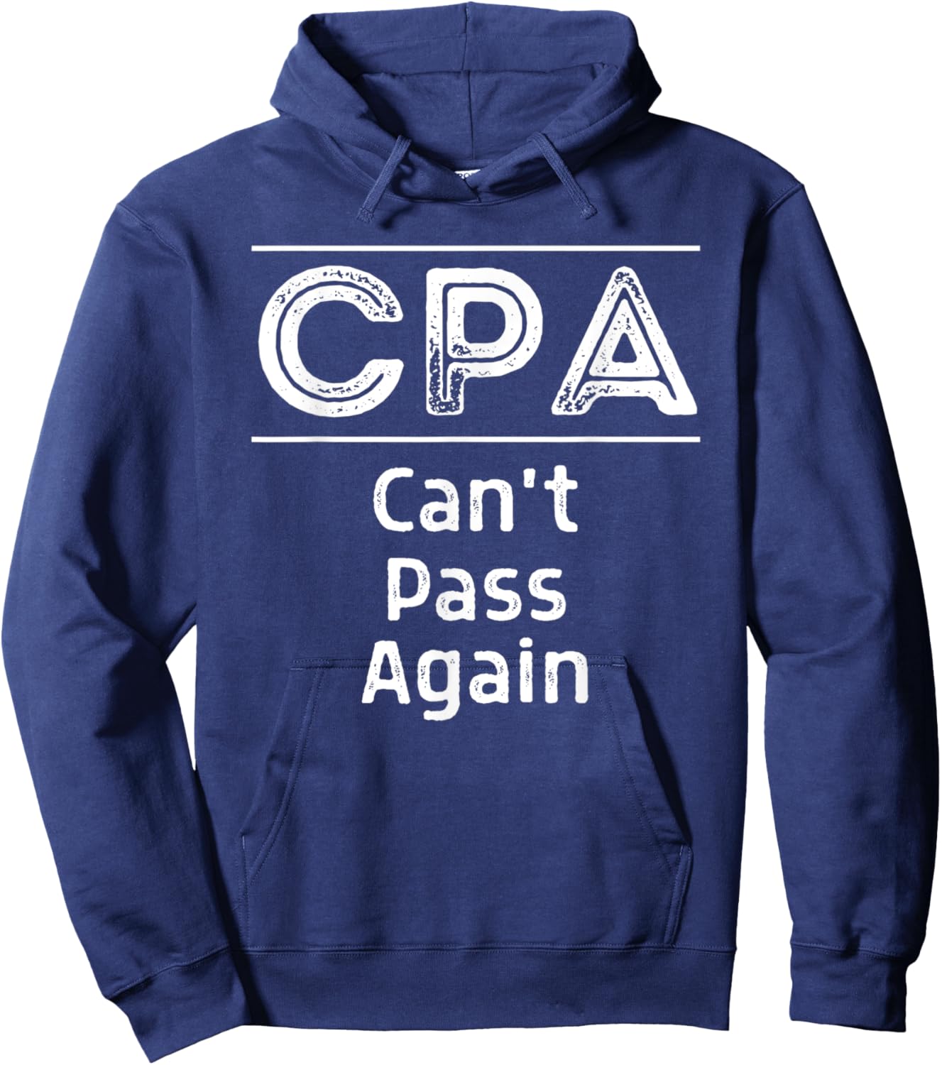 Funny CPA Accountant Funny Auditor Passed The CPA Exam Hoodie - Hoodie | Navy
