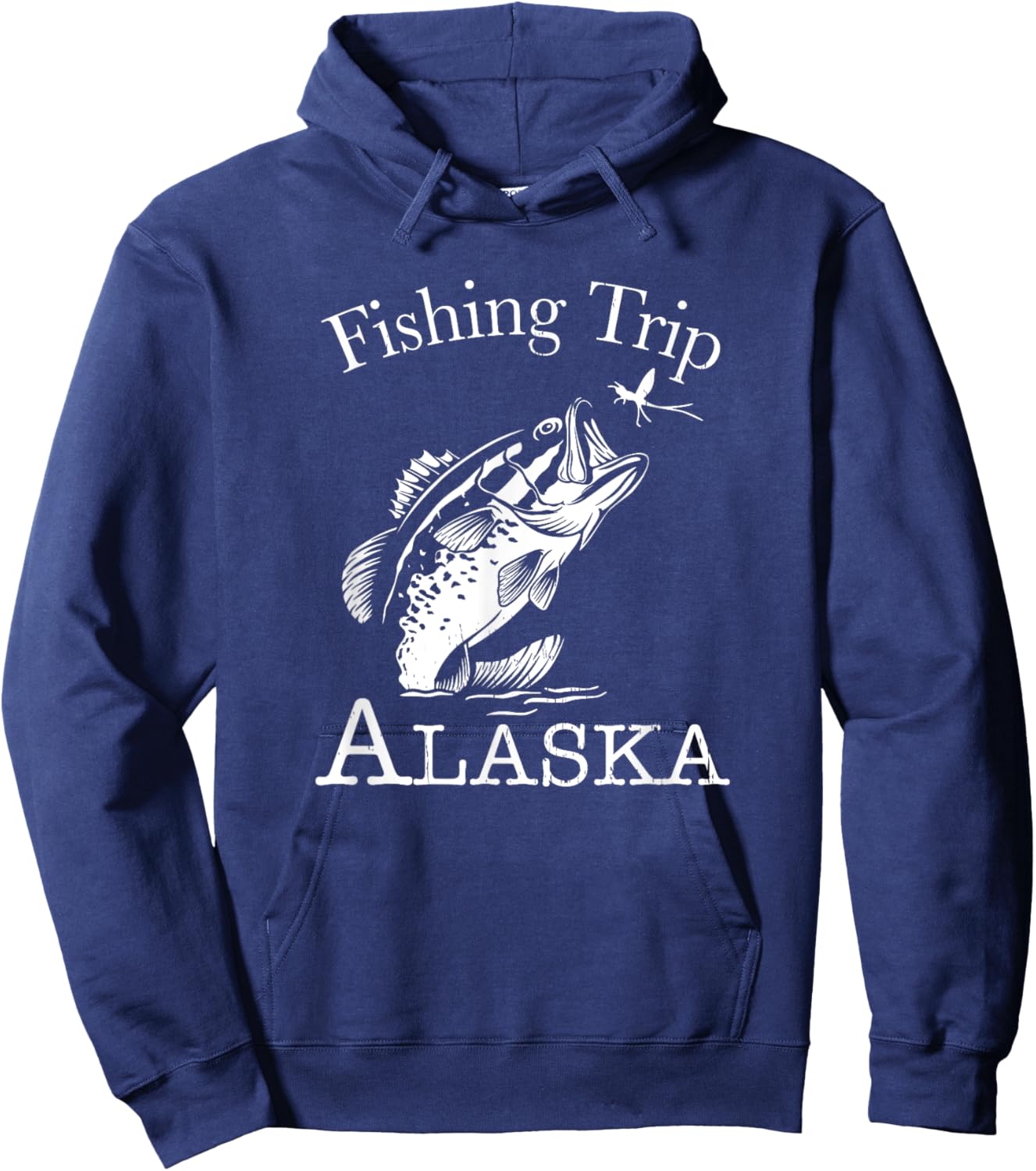 Alaska Fishing Trip Hoodie - Hoodie | Navy