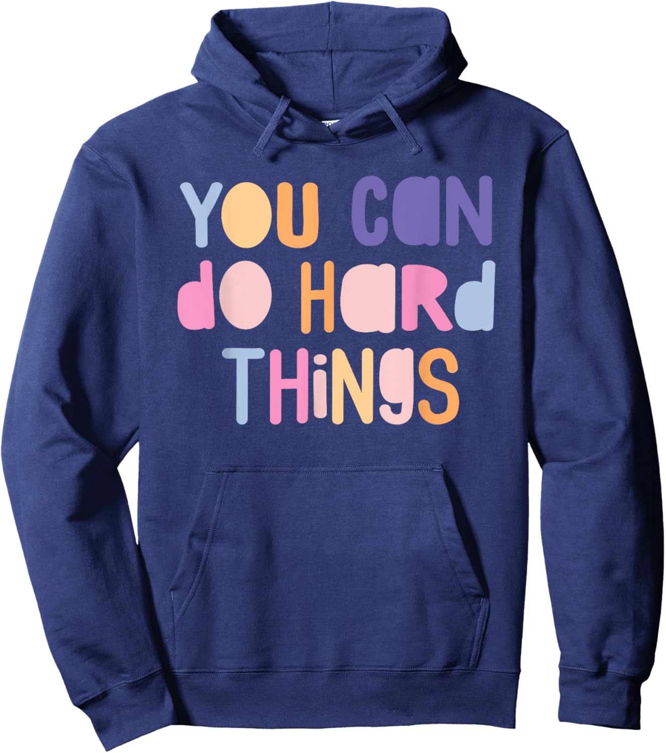 We Can Do Hard Things Teacher Back to School Hoodie - Hoodie | Navy