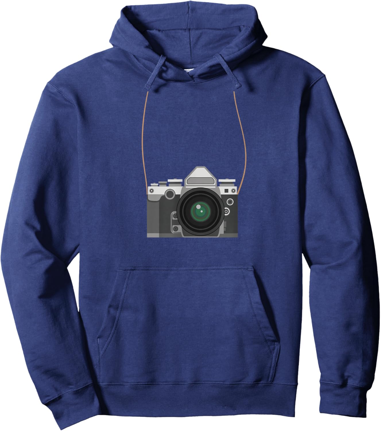 Fake Tourist Vintage Camera Photographer Vacation Camera Hoodie - Hoodie | Navy
