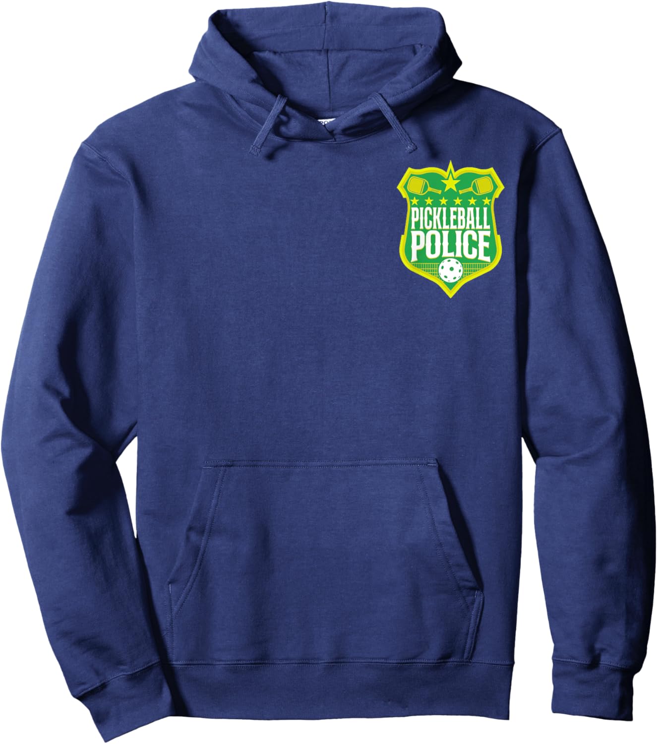 Pickleball Badge Pickleball Police Hoodie - Hoodie | Navy
