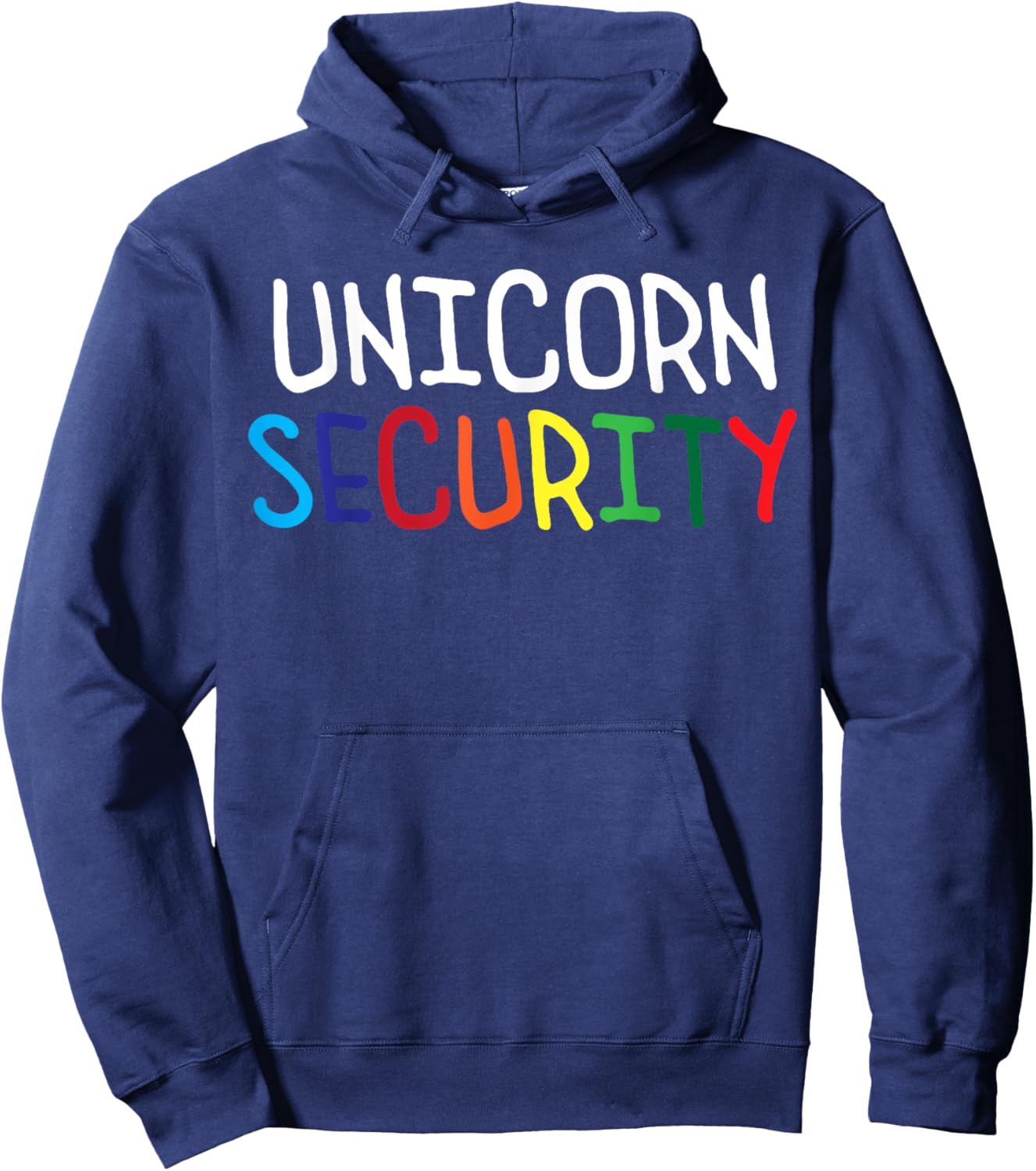 Halloween Mother Daughter Costume Unicorn Security Dad Mom Hoodie - Hoodie | Navy