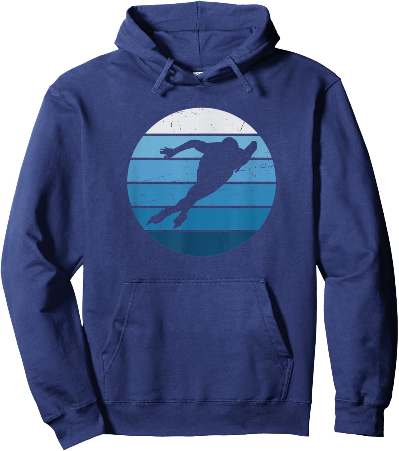 Speed Skating Retro Speed Skating Speed Skating Hoodie - Hoodie | Navy